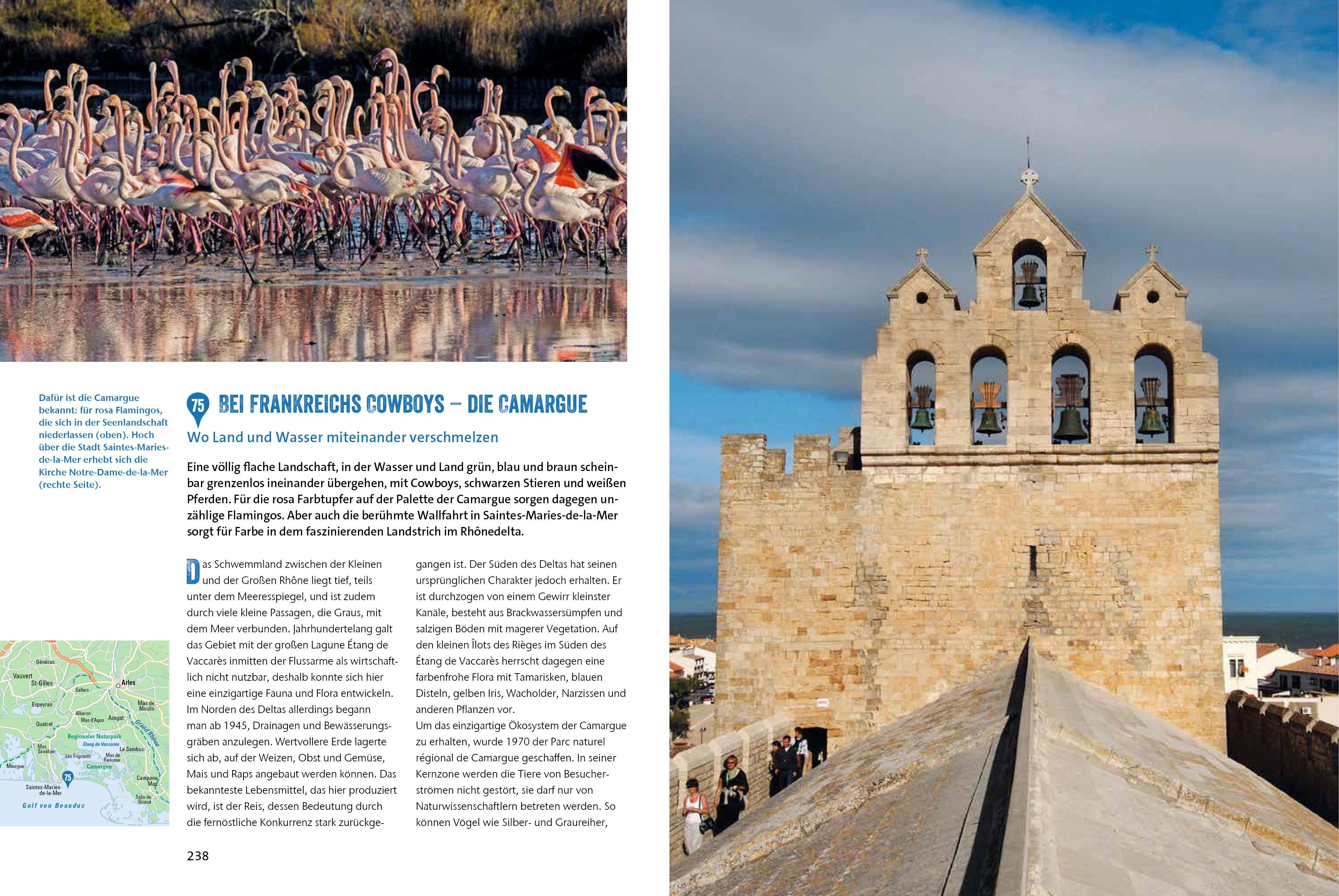 Beispielinhalt (Bild) Das Wohnmobil Reisebuch Frankreich