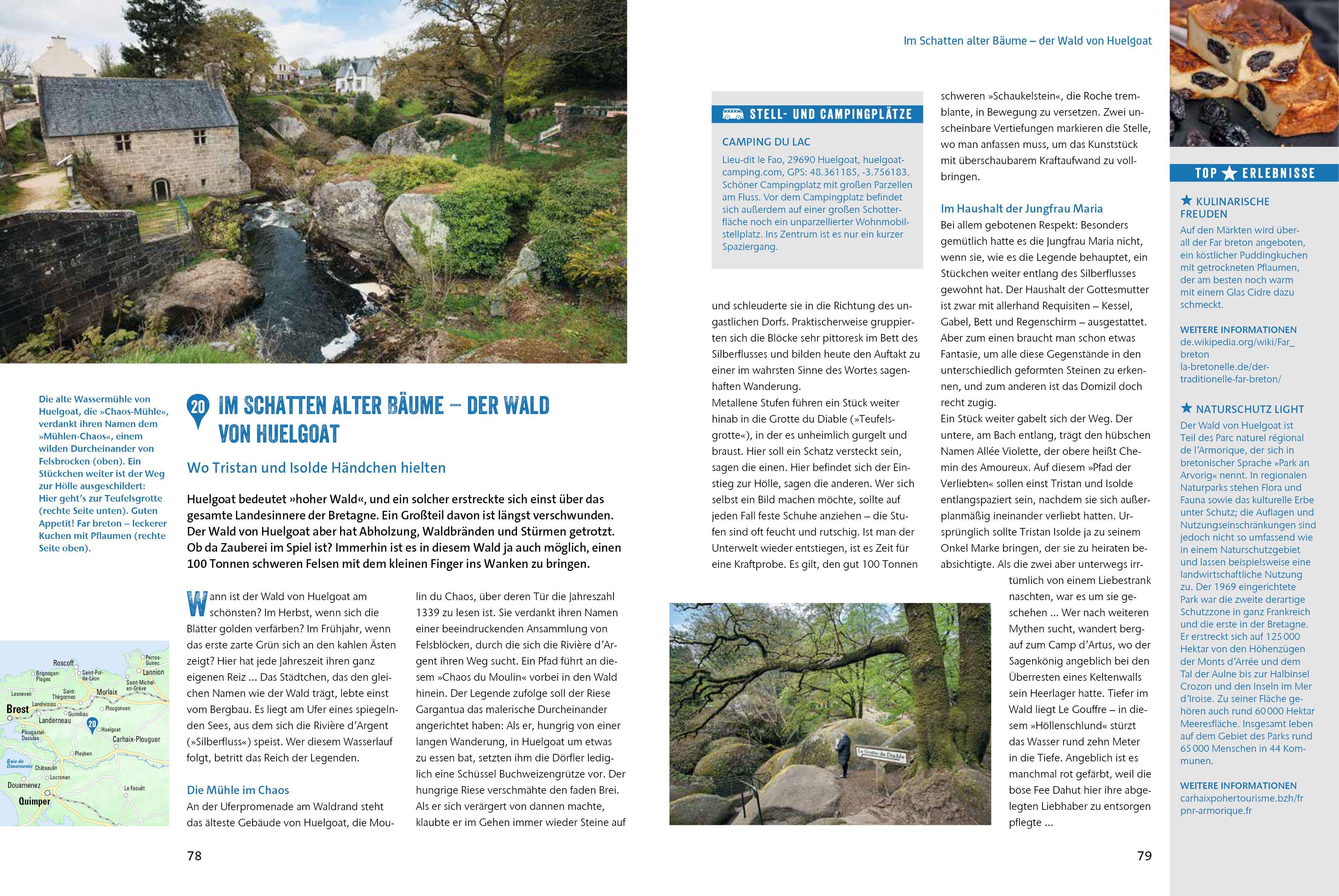 Beispielinhalt (Bild) Das Wohnmobil Reisebuch Frankreich