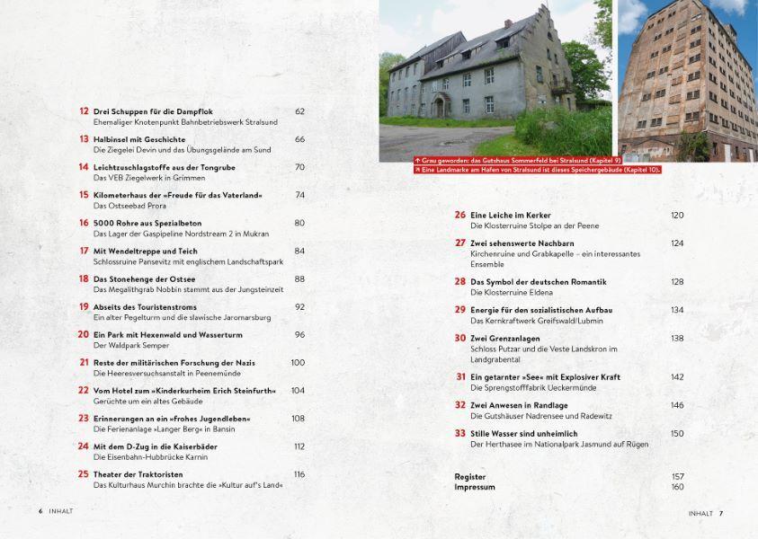 Beispielinhalt (Bild) Lost & Dark Places Vorpommern und Rügen