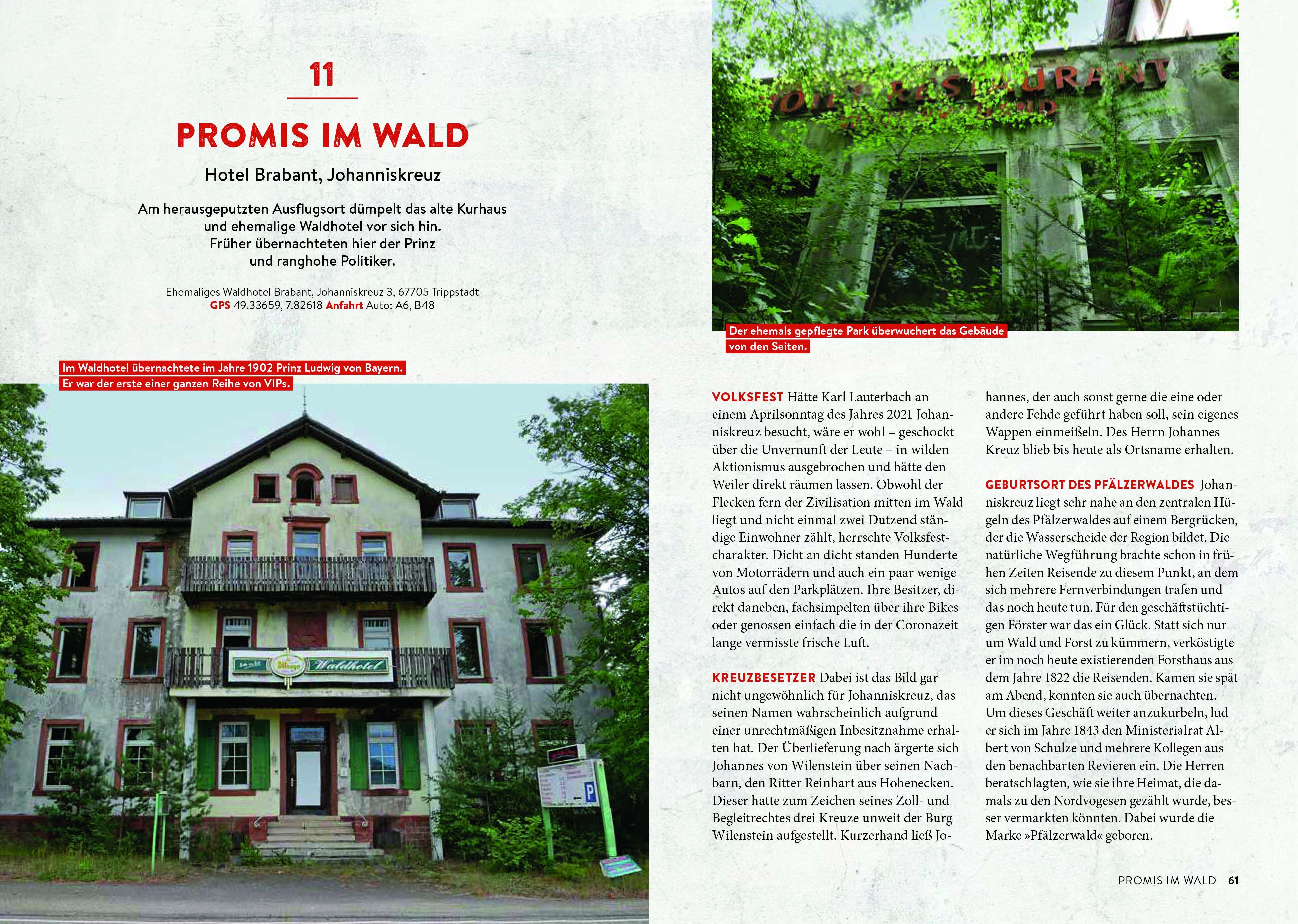 Beispielinhalt (Bild) Lost & Dark Places Rheinland-Pfalz