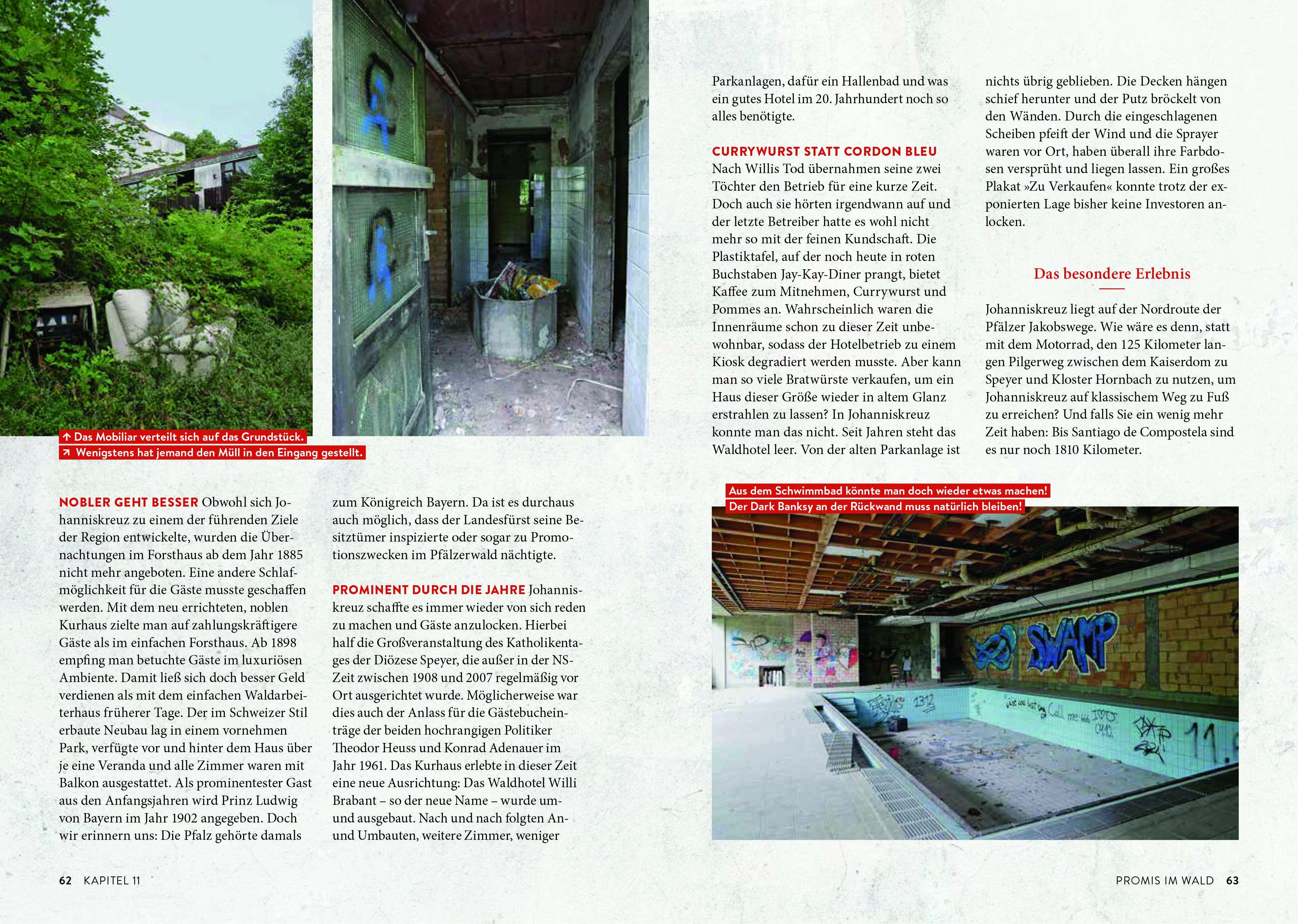 Beispielinhalt (Bild) Lost & Dark Places Rheinland-Pfalz