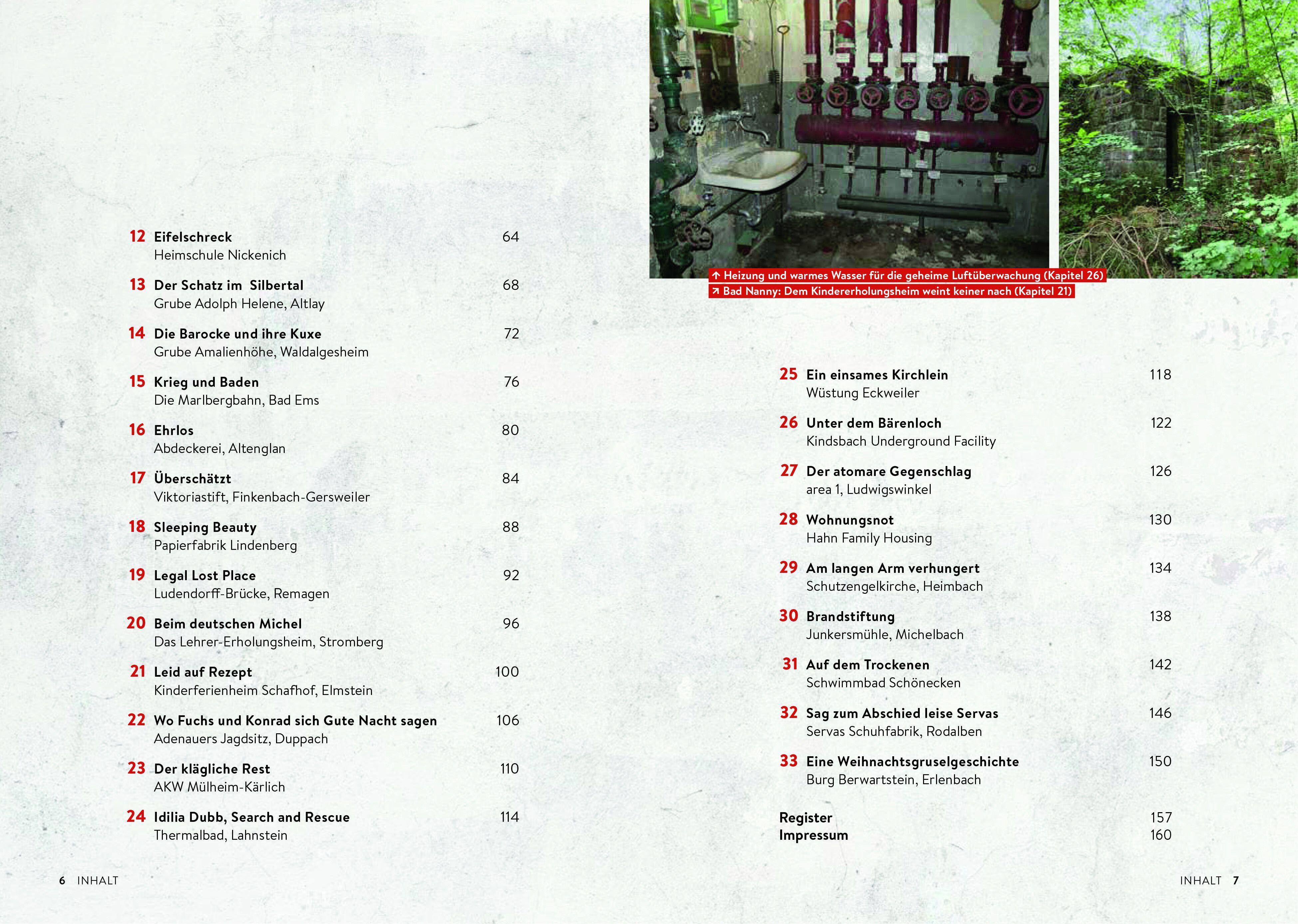 Beispielinhalt (Bild) Lost & Dark Places Rheinland-Pfalz