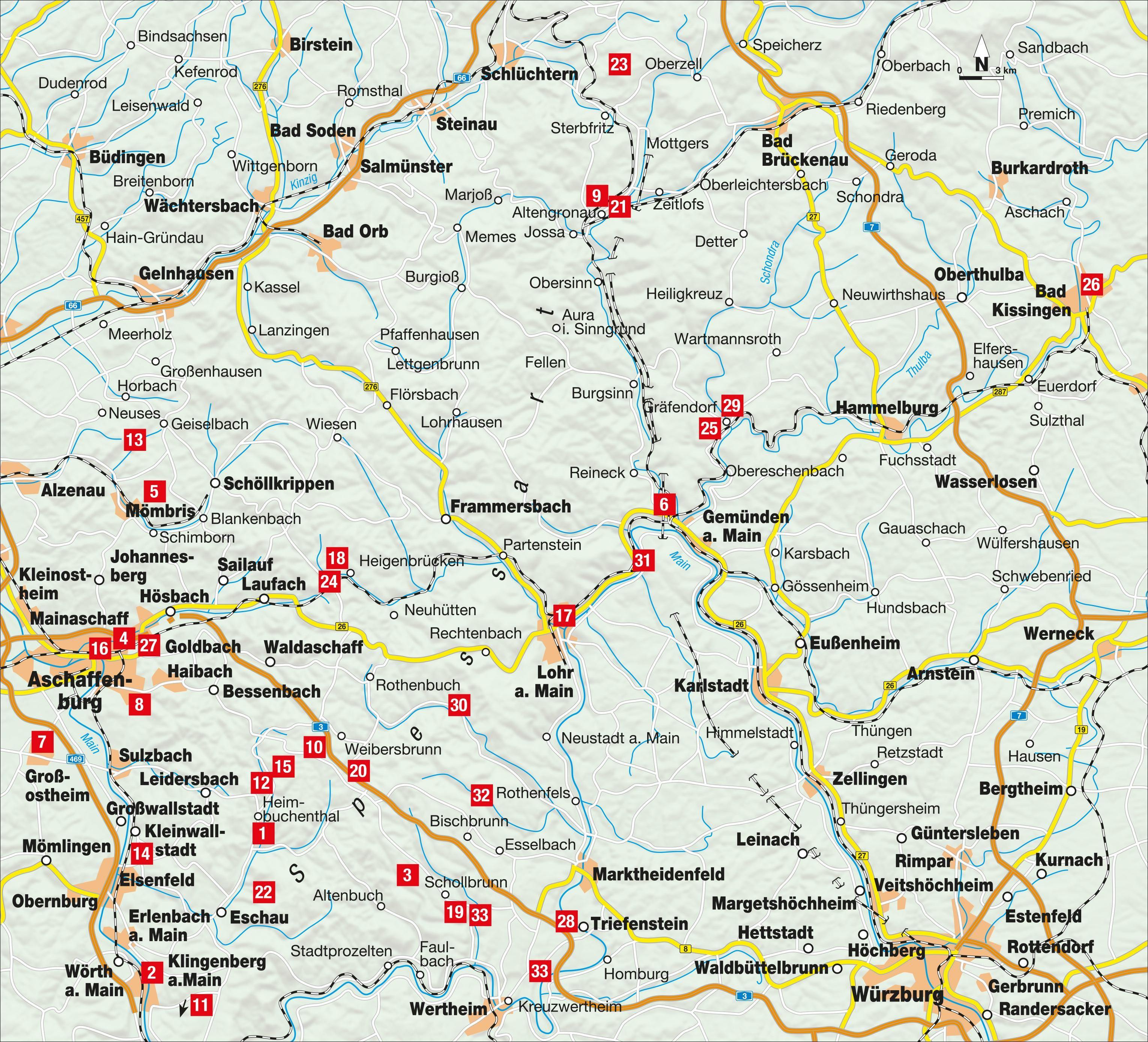 Beispielinhalt (Bild) Lost & Dark Places Spessart