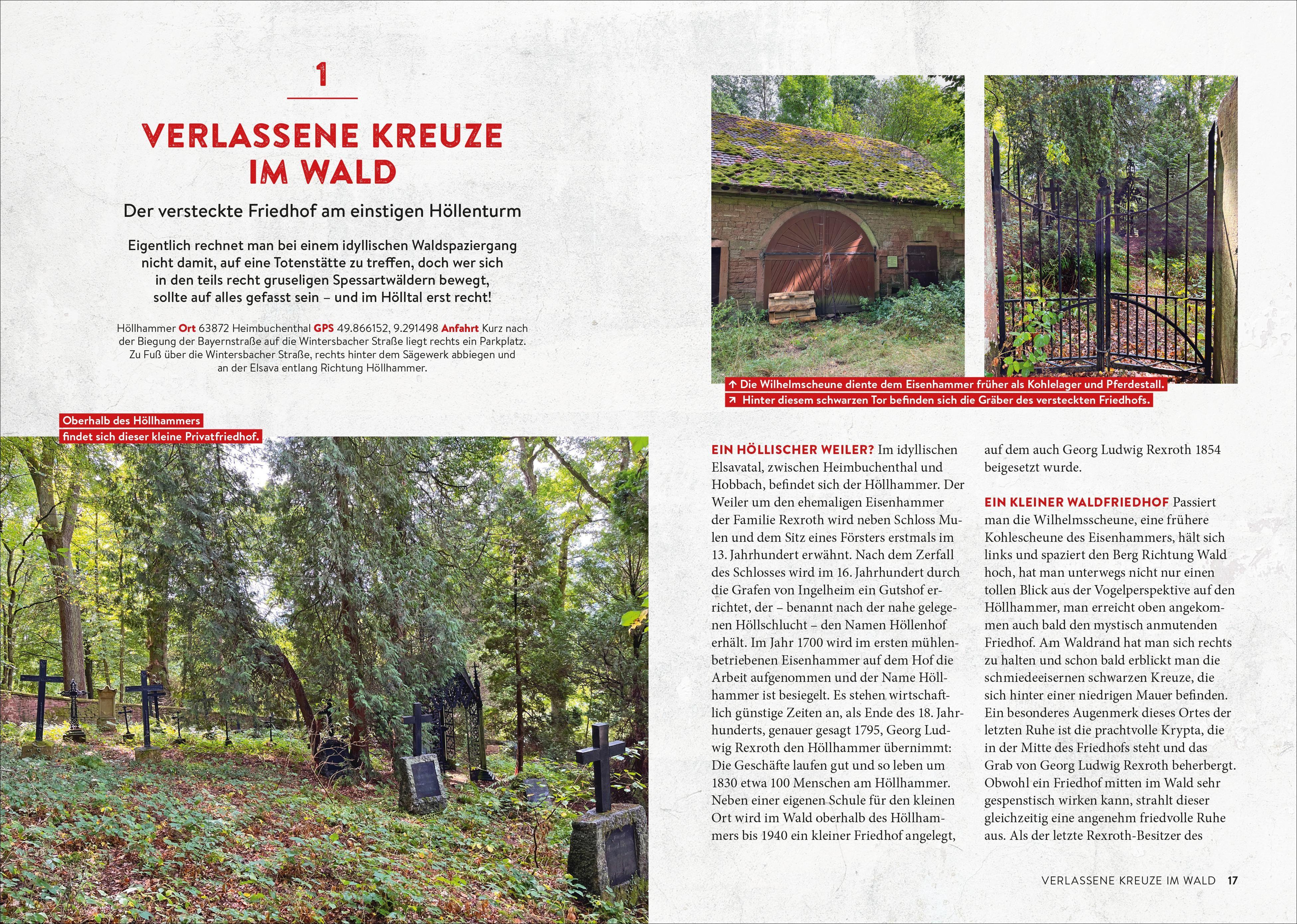 Beispielinhalt (Bild) Lost & Dark Places Spessart