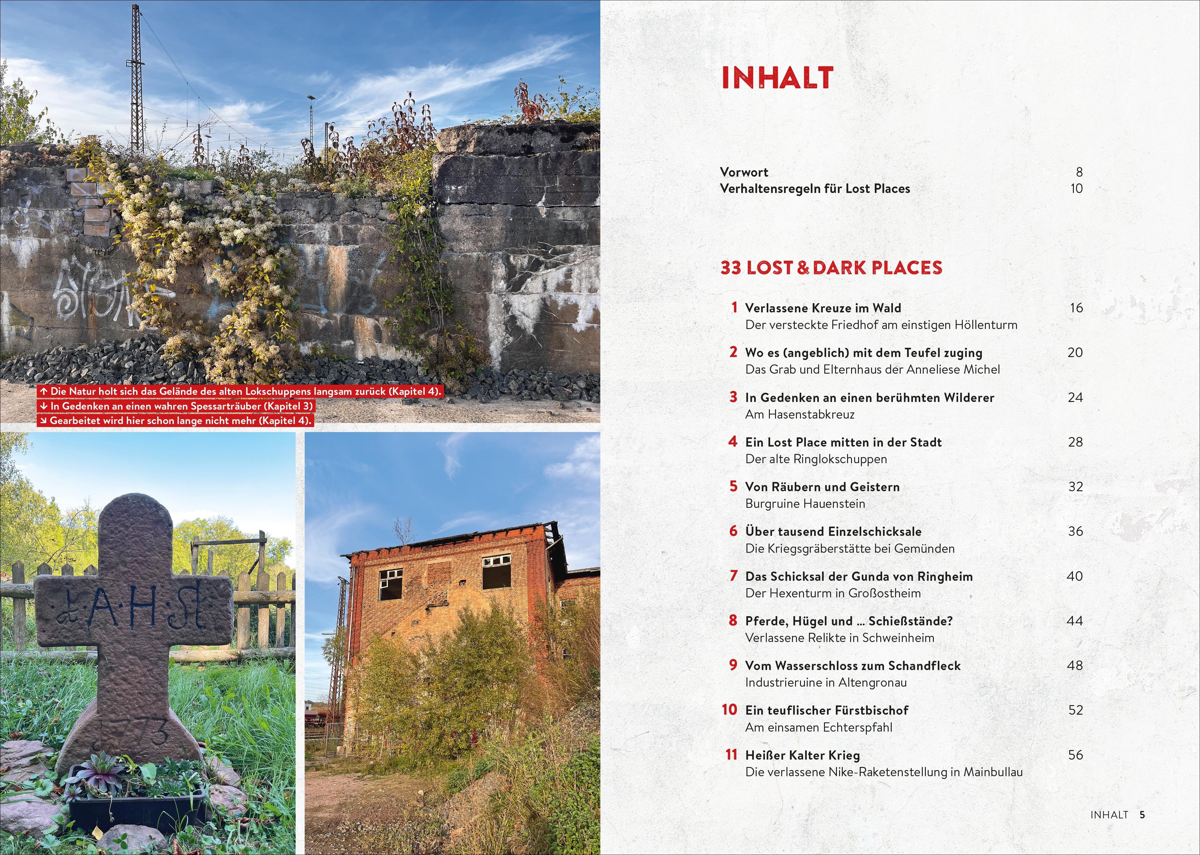 Beispielinhalt (Bild) Lost & Dark Places Spessart