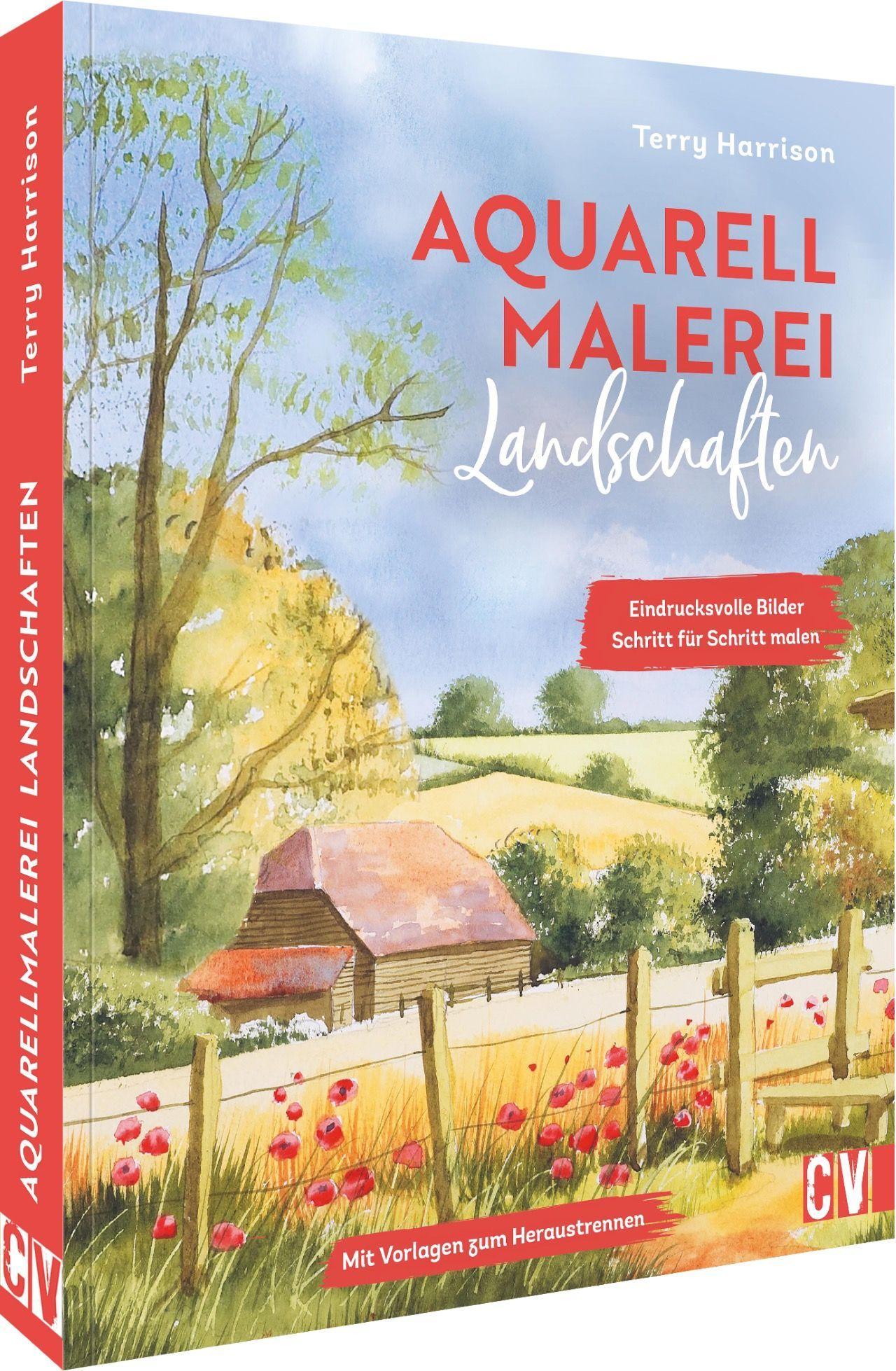 Vorderes Coverbild Aquarellmalerei Landschaften
