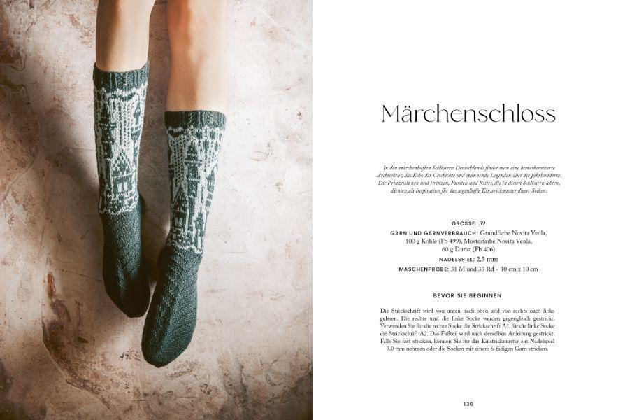 Beispielinhalt (Bild) Neue Scandi-Socken stricken