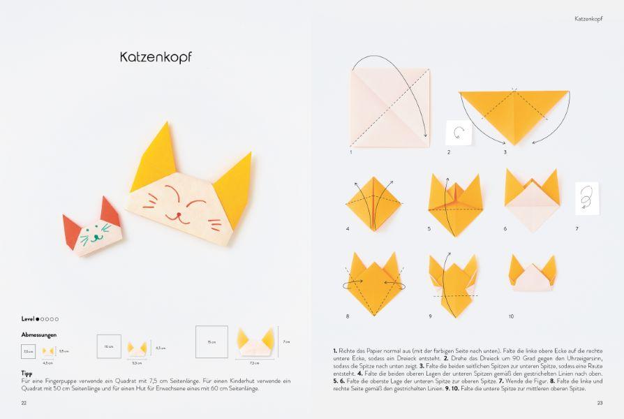 Beispielinhalt (Bild) Das große Origami Buch