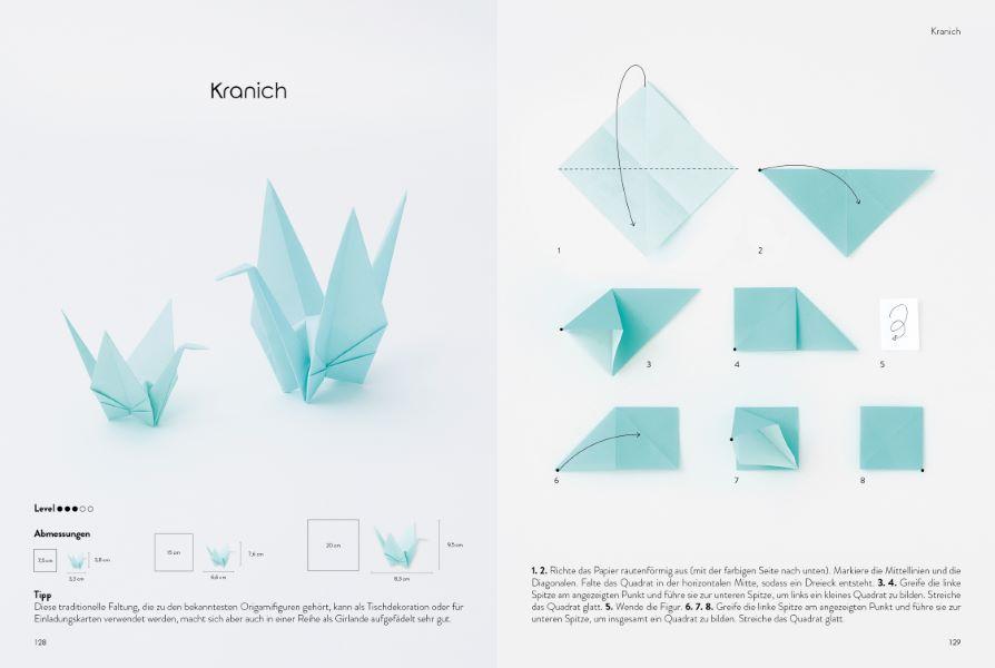 Beispielinhalt (Bild) Das große Origami Buch