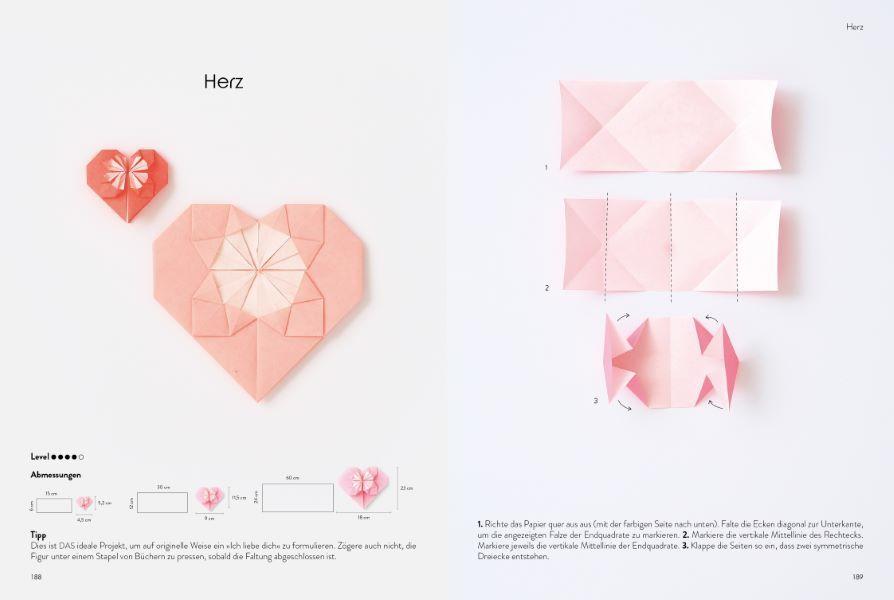 Beispielinhalt (Bild) Das große Origami Buch