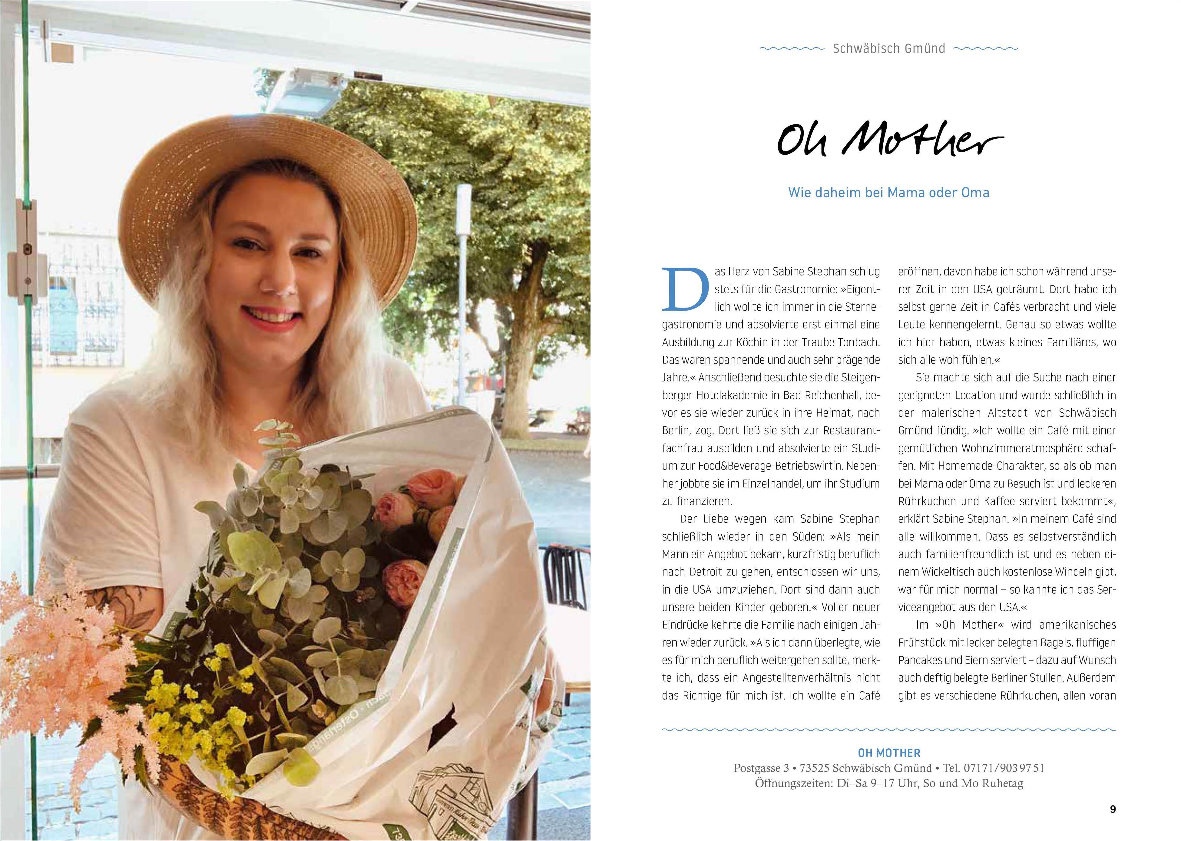 Beispielinhalt (Bild) Cafés und Ateliers - Schwäbische Alb