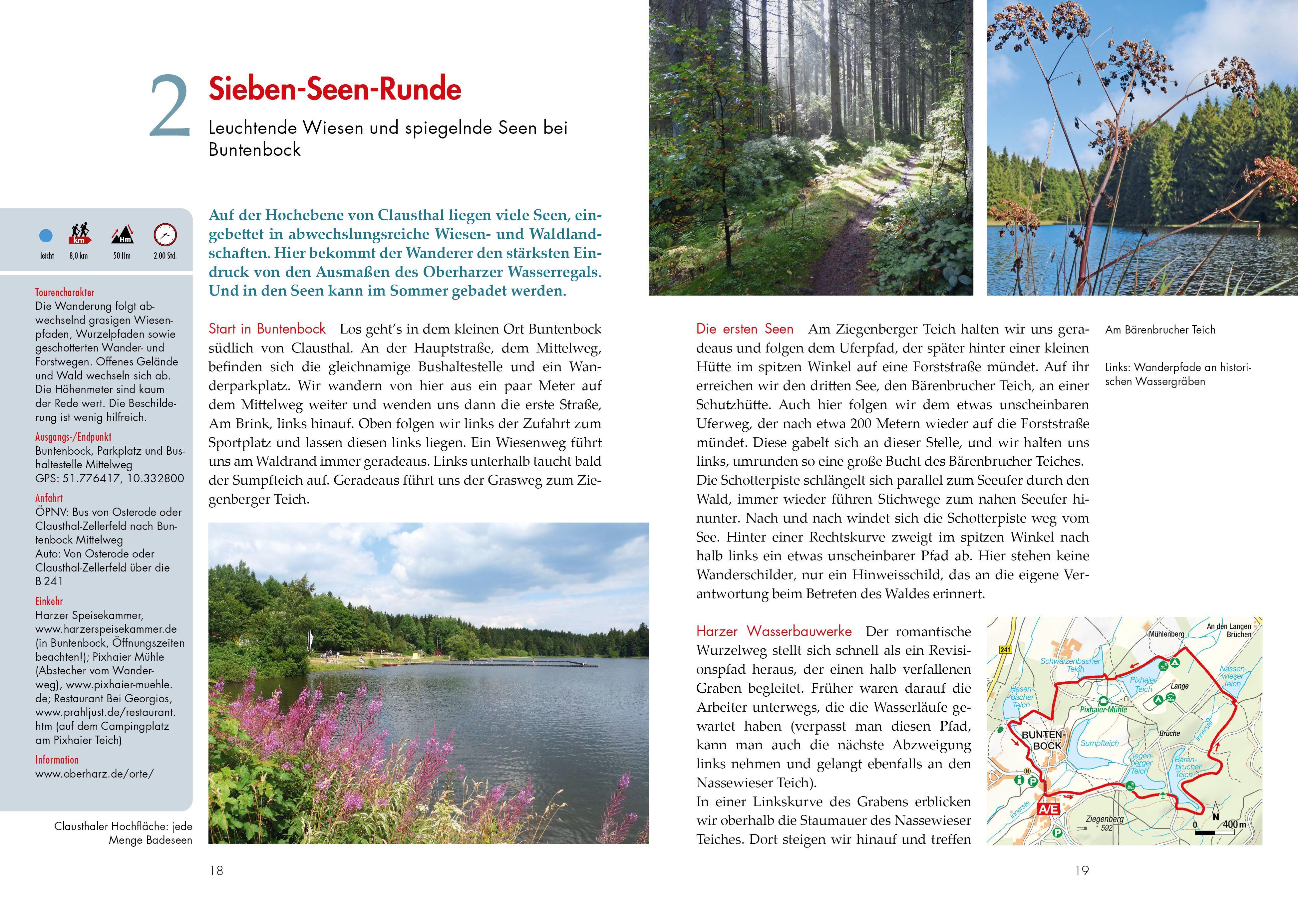 Beispielinhalt (Bild) Der Harz für Wandermuffel