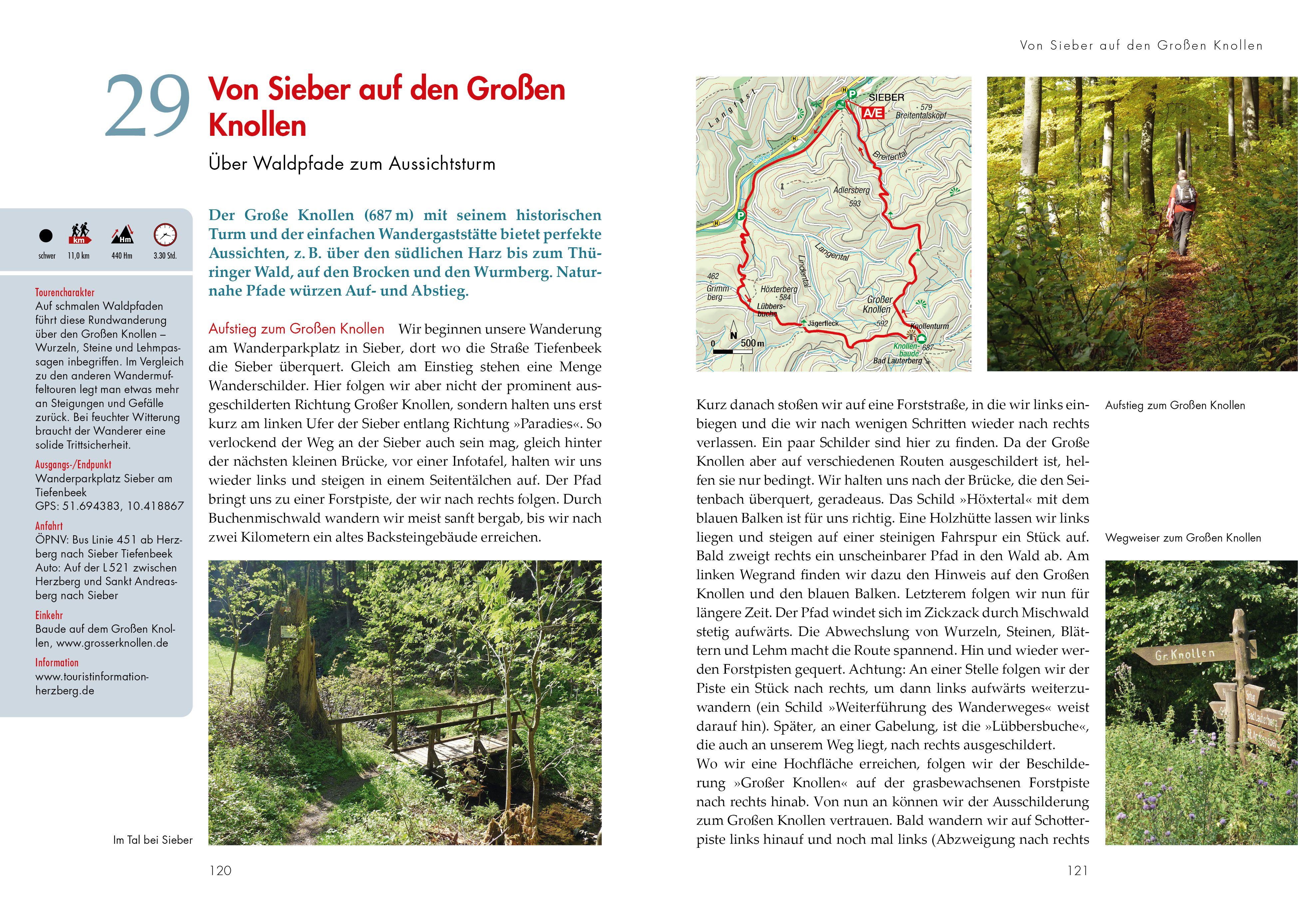 Beispielinhalt (Bild) Der Harz für Wandermuffel