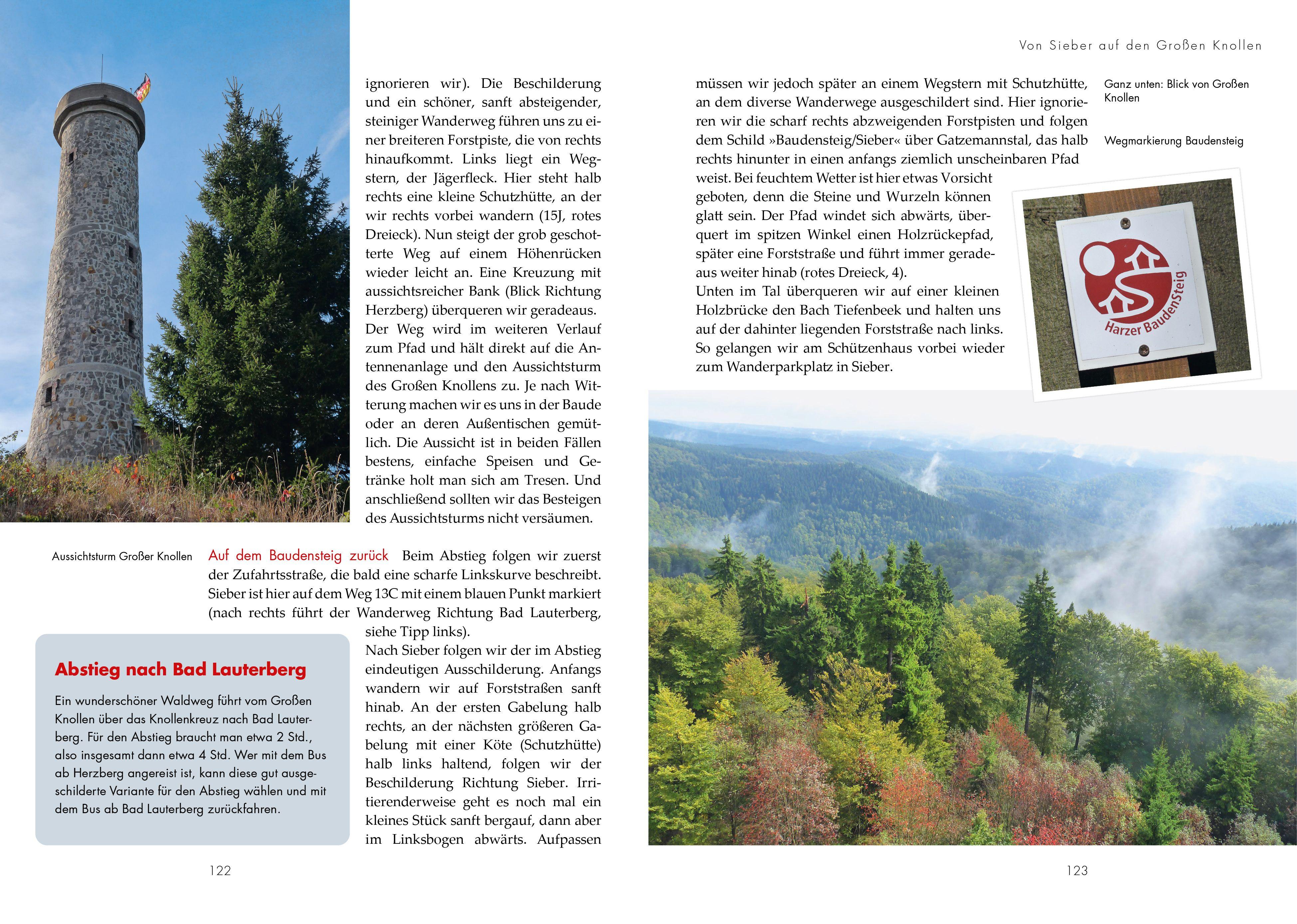 Beispielinhalt (Bild) Der Harz für Wandermuffel