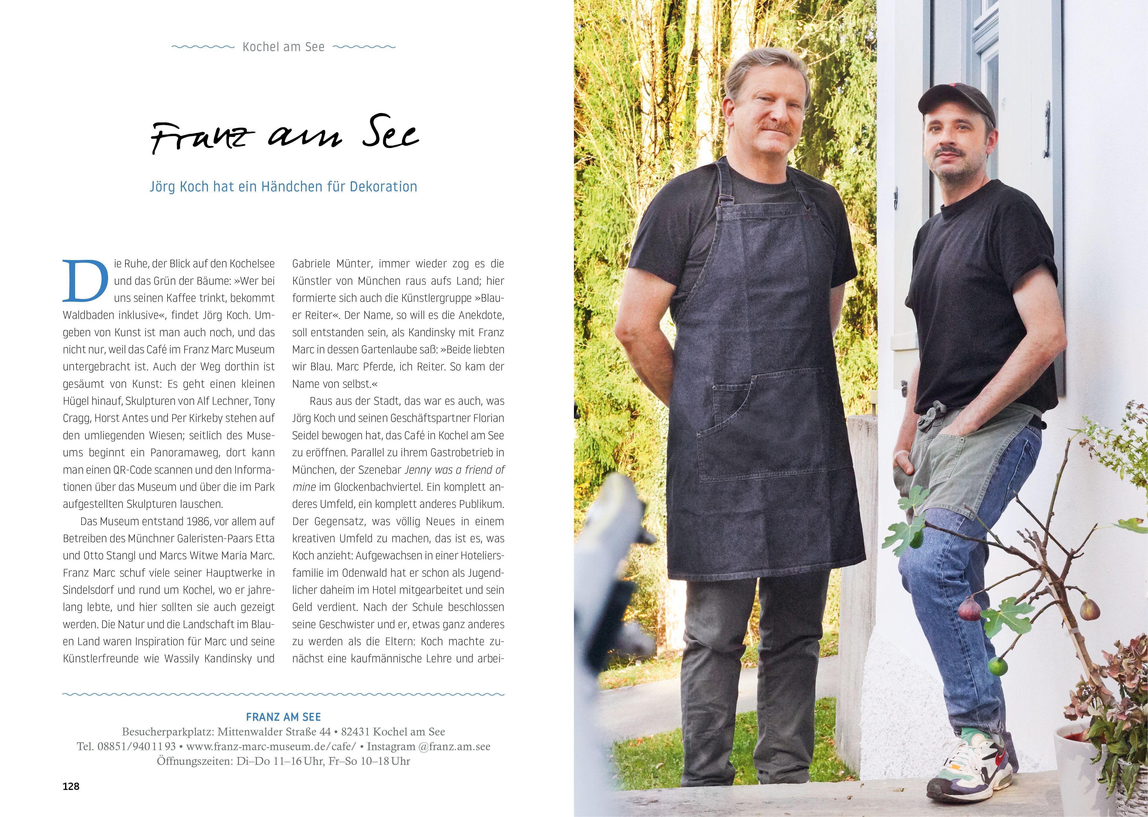 Beispielinhalt (Bild) Cafés und Ateliers im Blauen Land