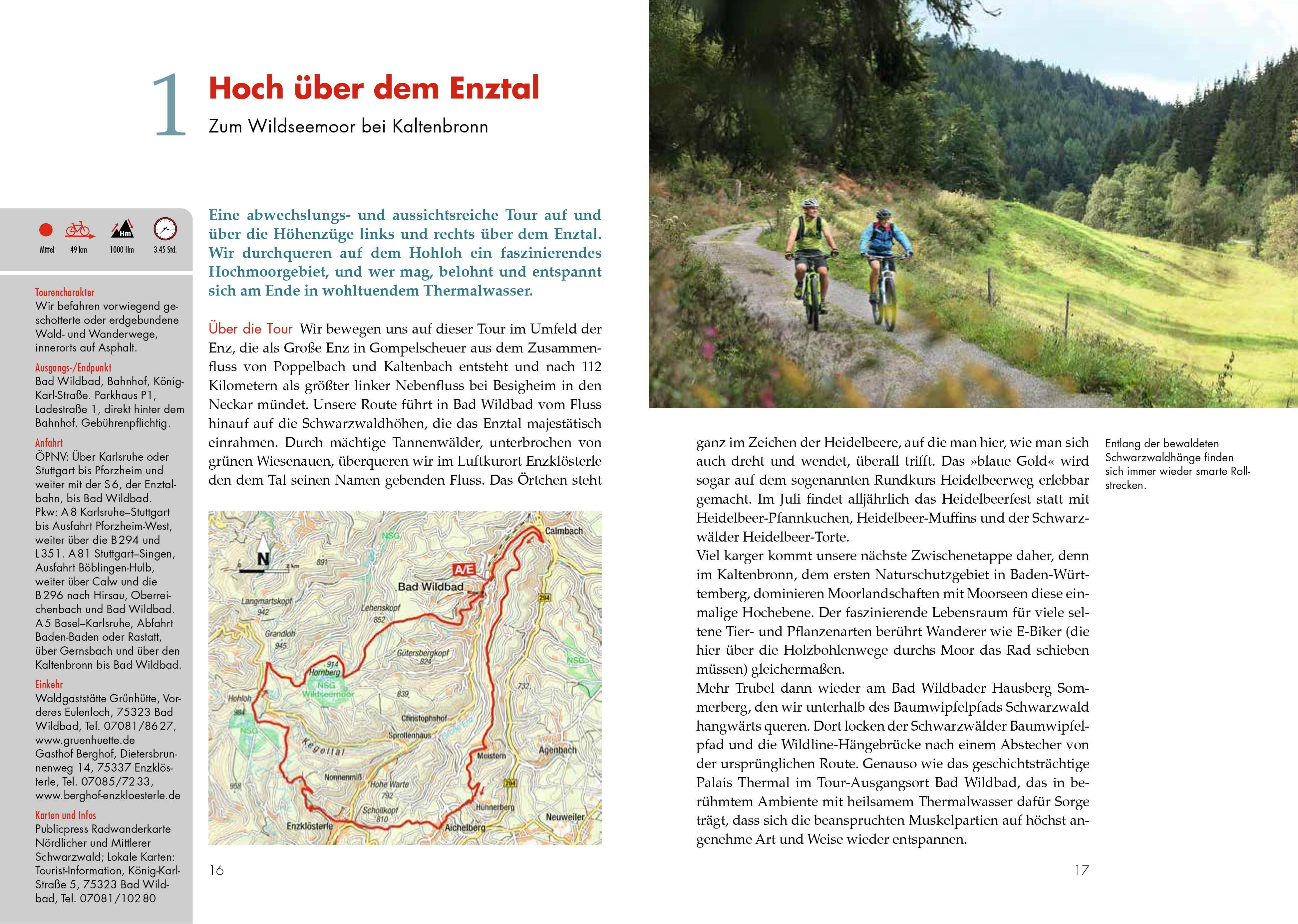 Beispielinhalt (Bild) Erlebnis-Radtouren im Schwarzwald