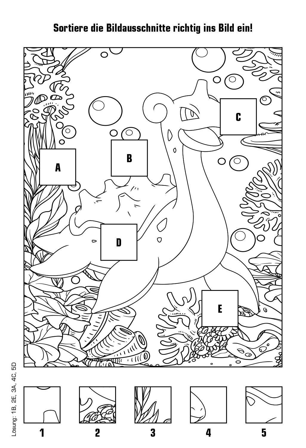 Beispielinhalt (Bild) Pokémon: Superstarker Sticker- und Rätselspaß