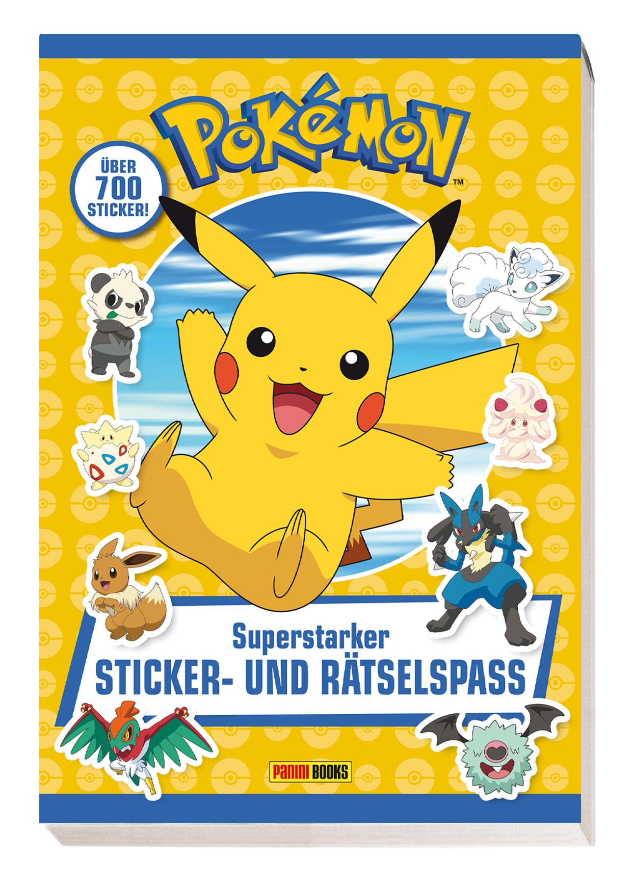 Vorderes Coverbild Pokémon: Superstarker Sticker- und Rätselspaß