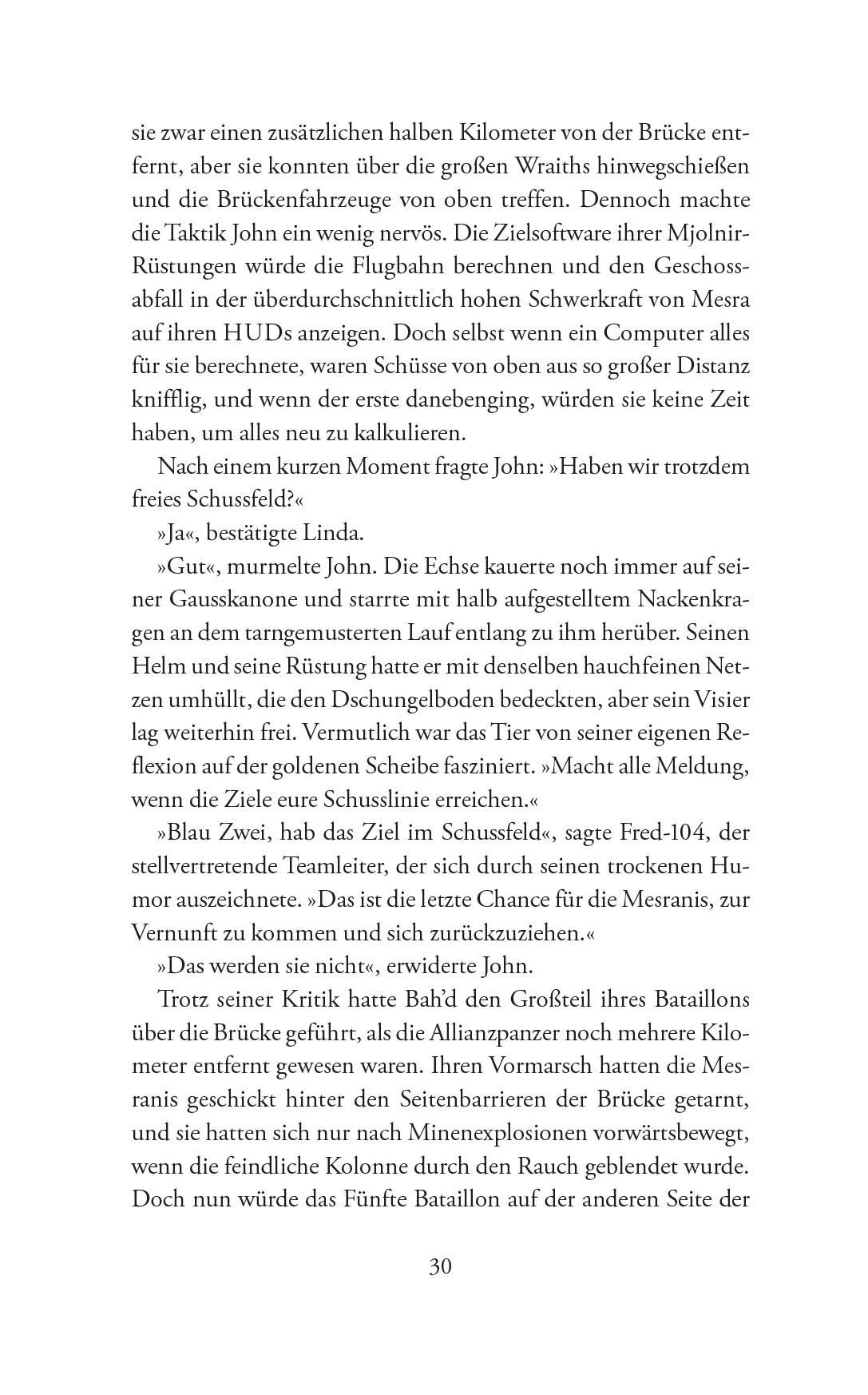 Beispielinhalt (Bild) Halo: Oblivion - Ein Master-Chief-Roman