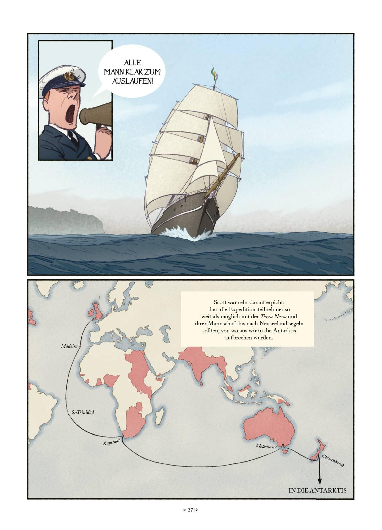 Beispielinhalt (Bild) Die schlimmste Reise der Welt - Die Graphic Novel