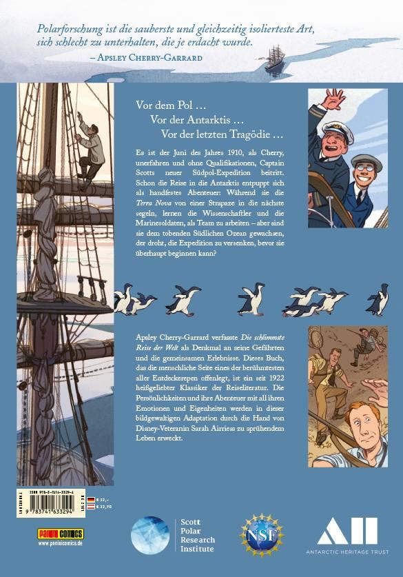 Rückseitencover Die schlimmste Reise der Welt - Die Graphic Novel