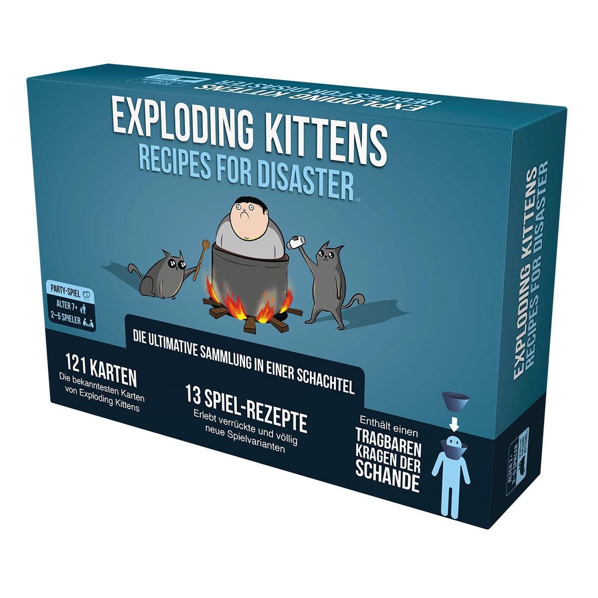 Vorderes Coverbild Exploding Kittens Recipes for Disaster