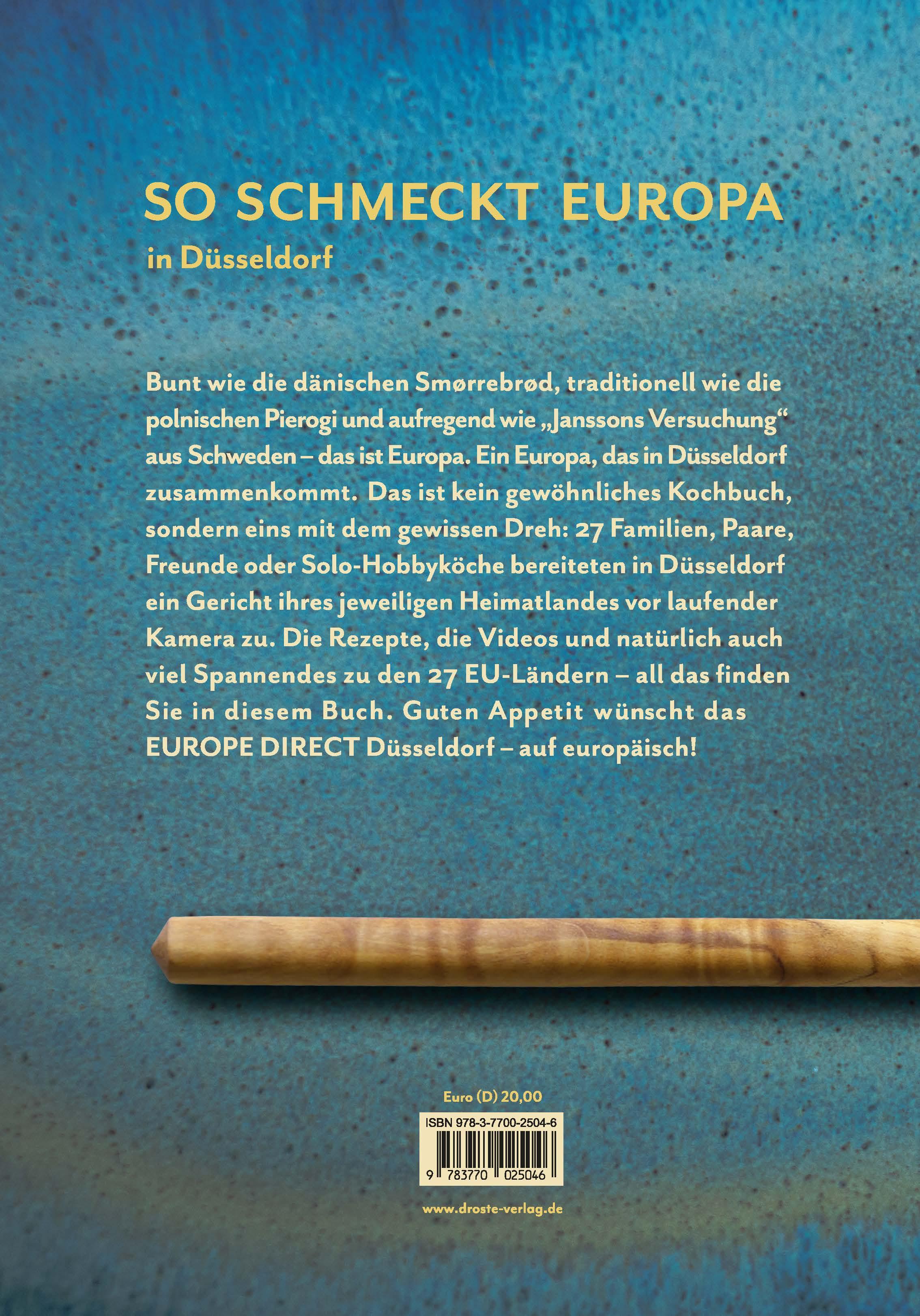 Rückseitencover So schmeckt Europa