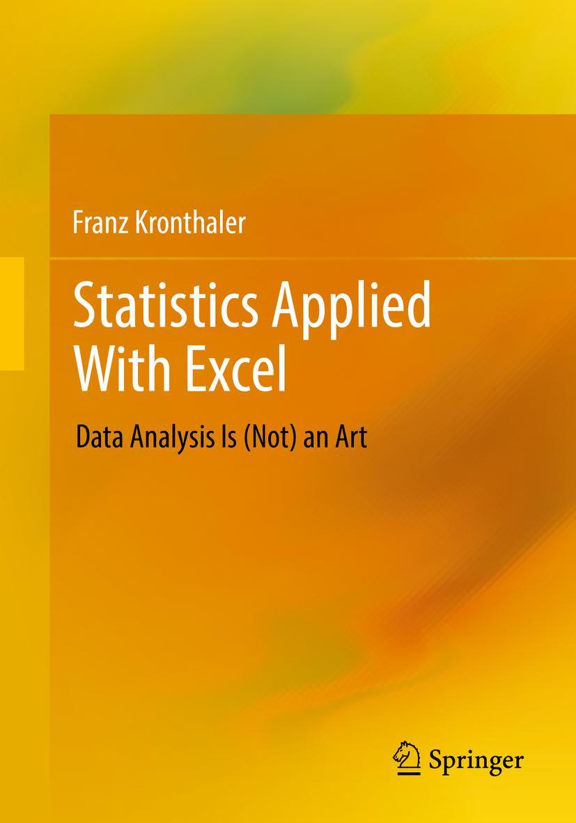 Vorderes Coverbild Statistics Applied With Excel