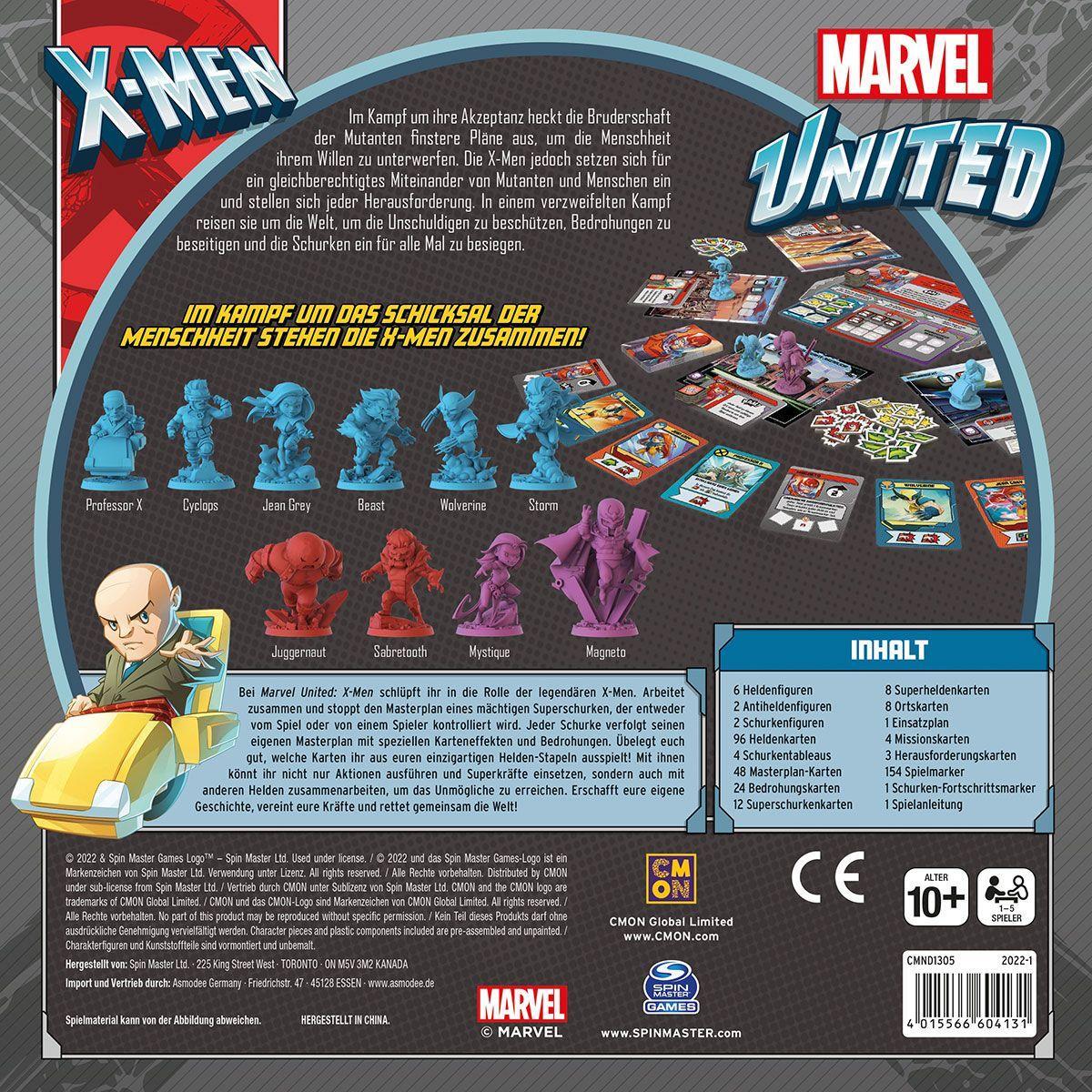 Beispielinhalt (Bild) Marvel United: X-Men