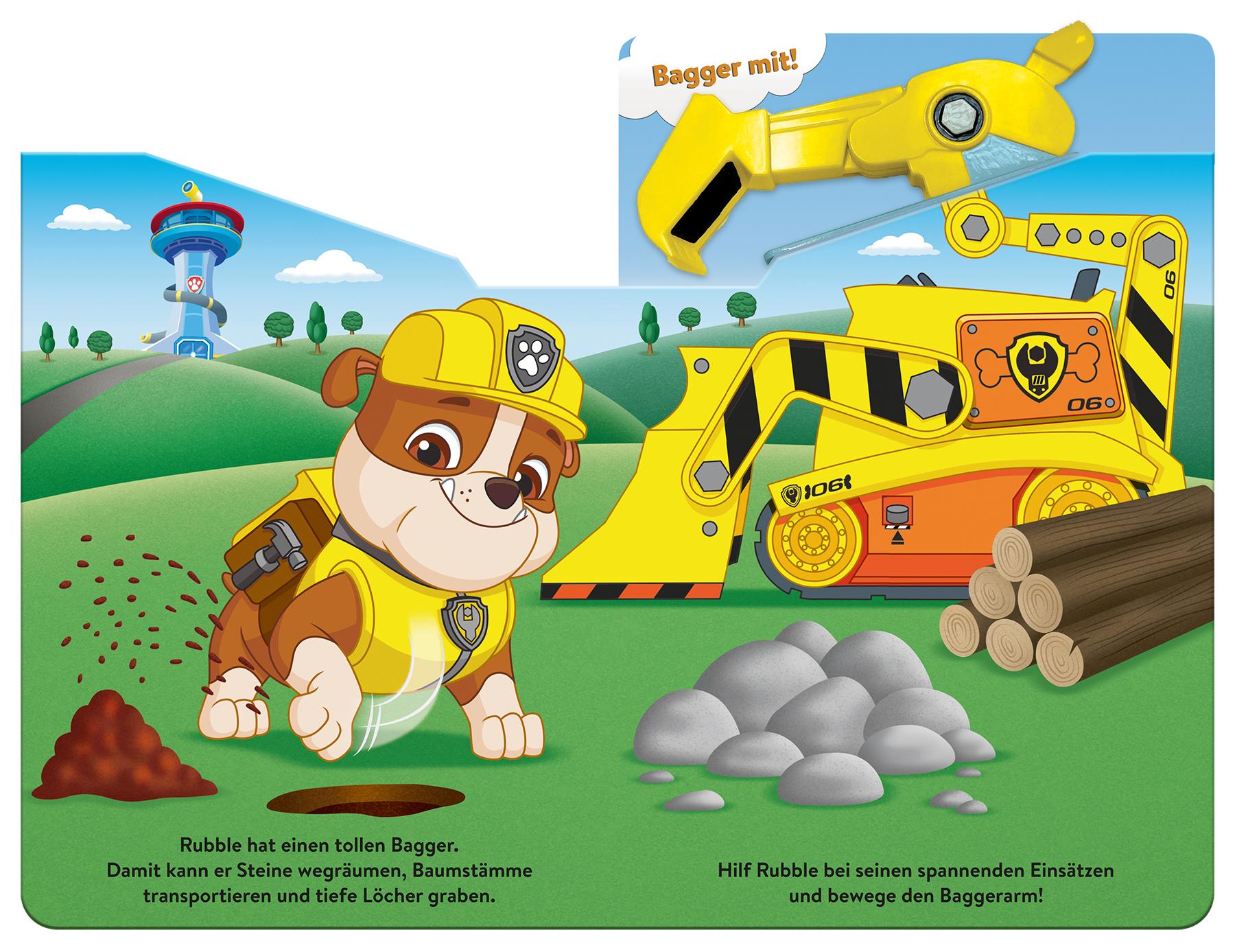 Beispielinhalt (Bild) PAW Patrol: Bagger mit Rubble!