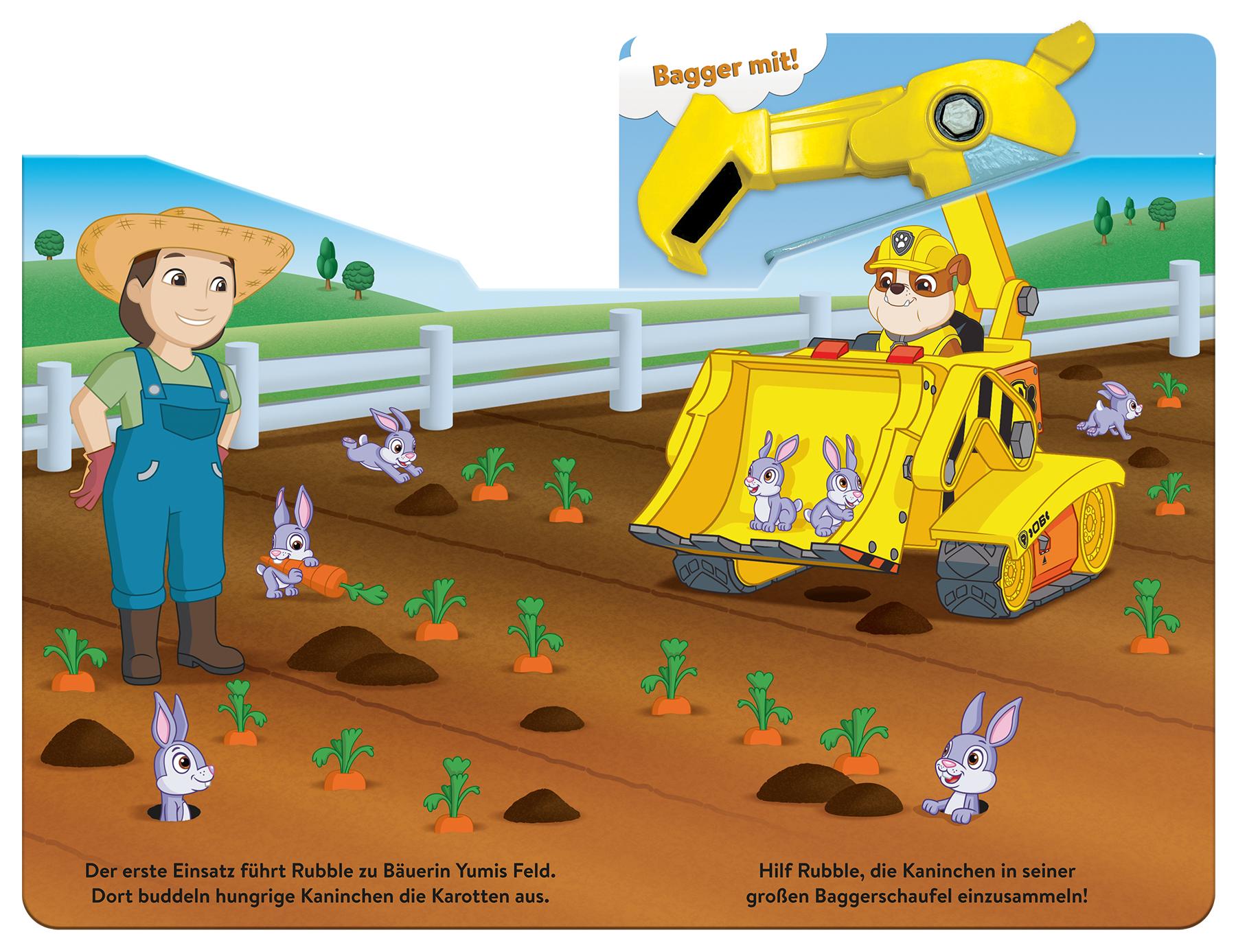 Beispielinhalt (Bild) PAW Patrol: Bagger mit Rubble!