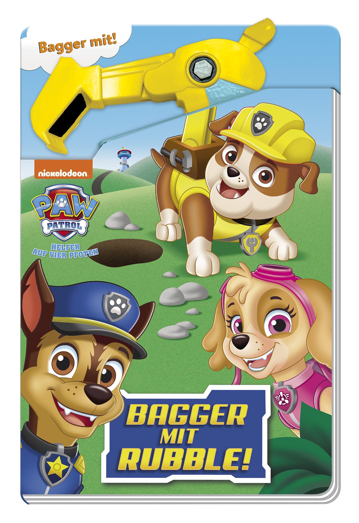 Vorderes Coverbild PAW Patrol: Bagger mit Rubble!
