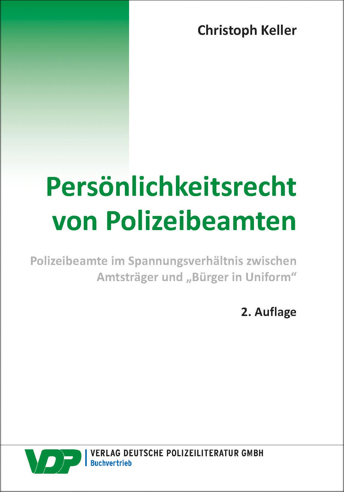 Vorderes Coverbild Persönlichkeitsrecht von Polizeibeamten