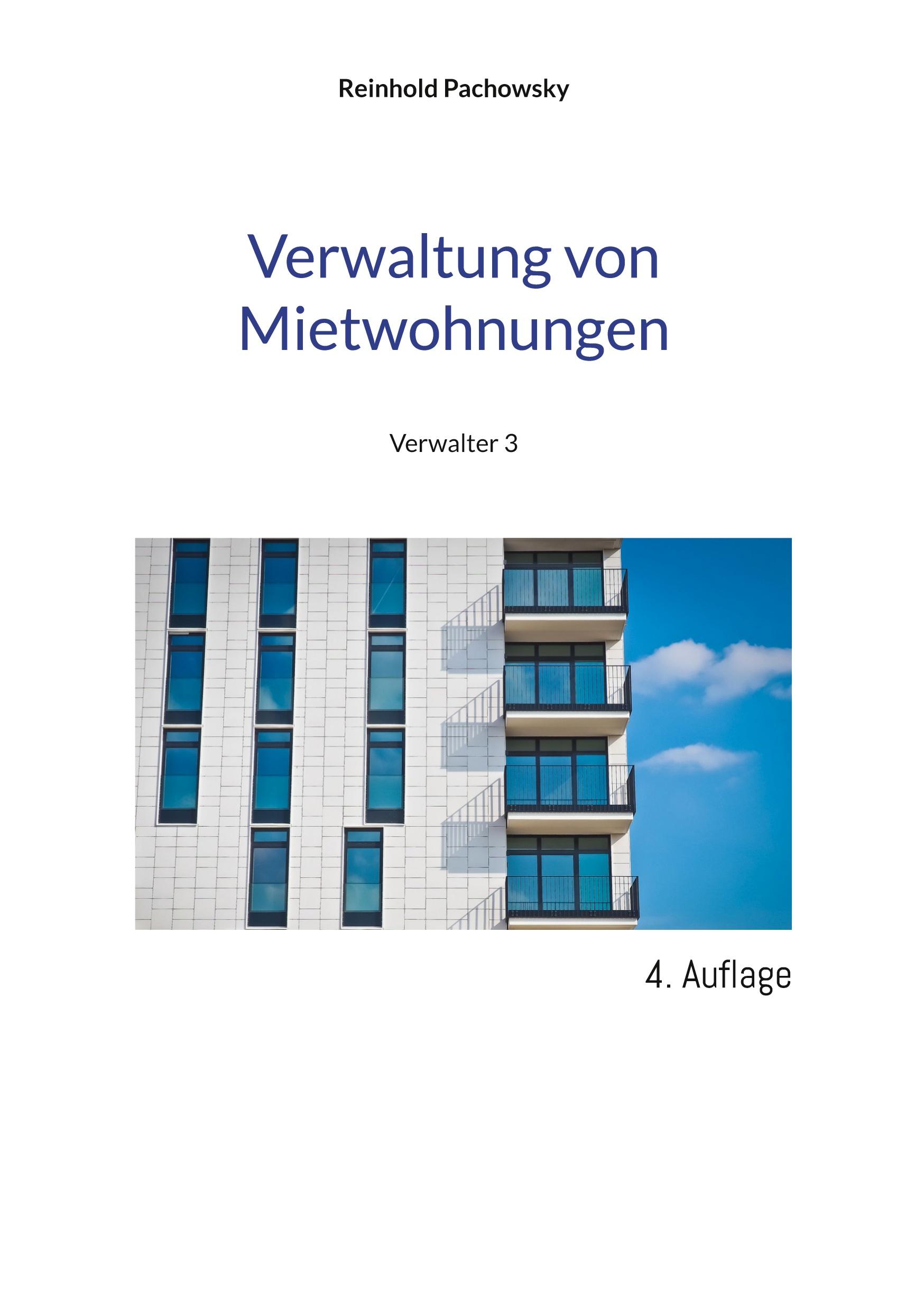 Vorderes Coverbild Verwaltung von Mietwohnungen