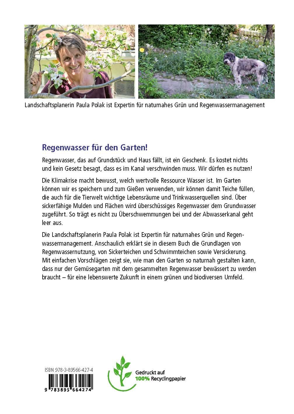 Rückseitencover Regenwasser nutzen - ein Geschenk für meinen Garten