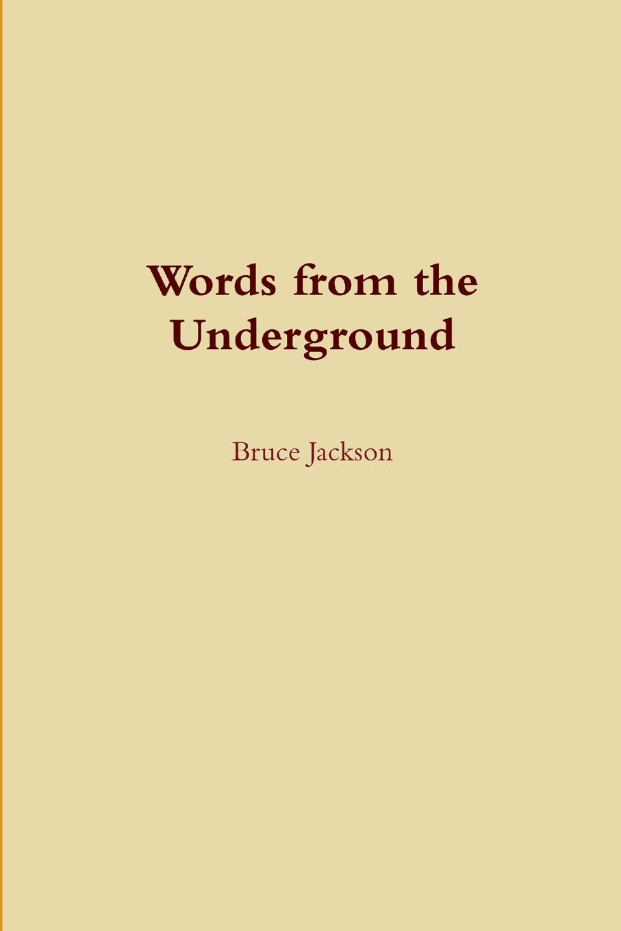Vorderes Coverbild Words from the Underground