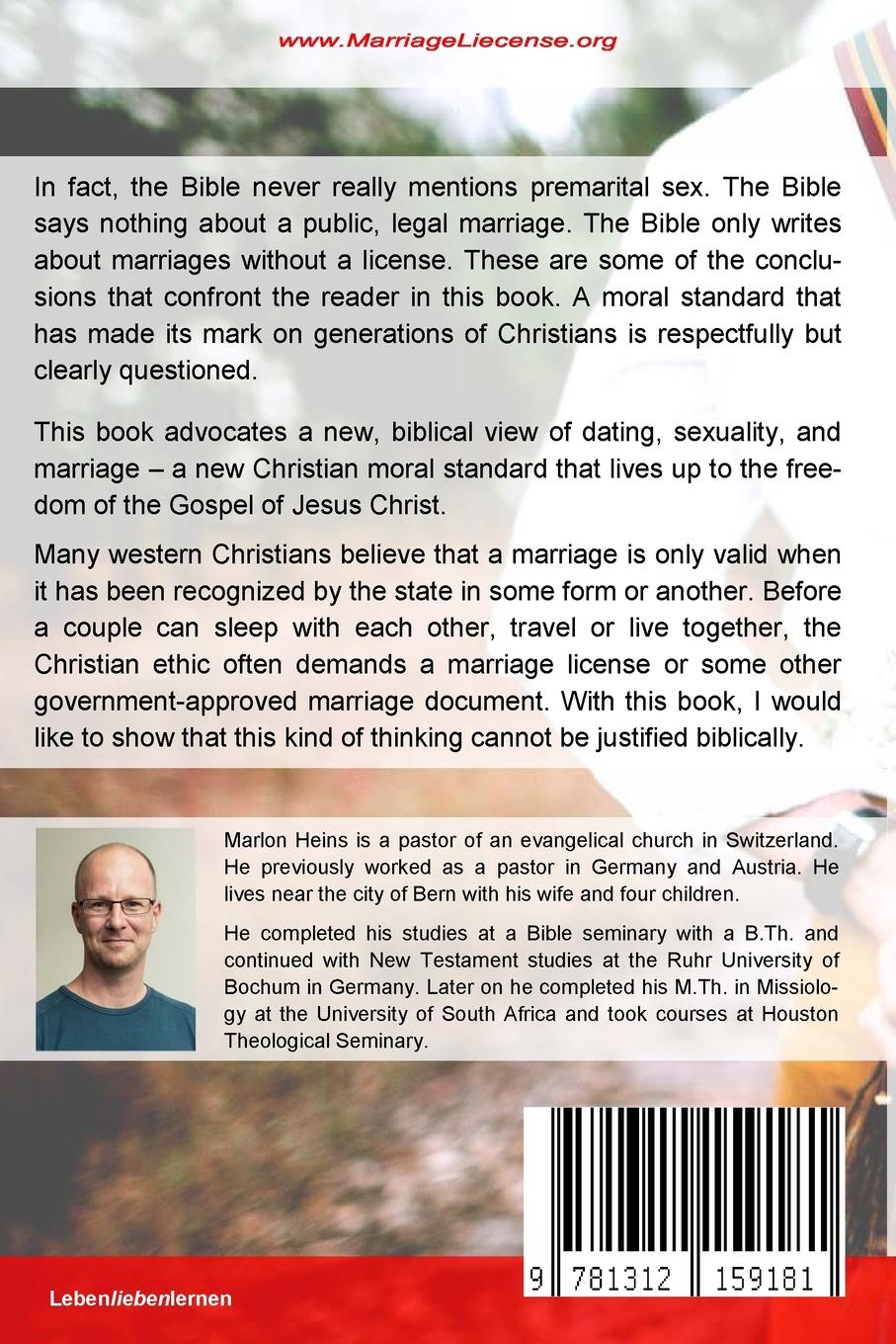 Rückseitencover Marriage Li(e)cense?