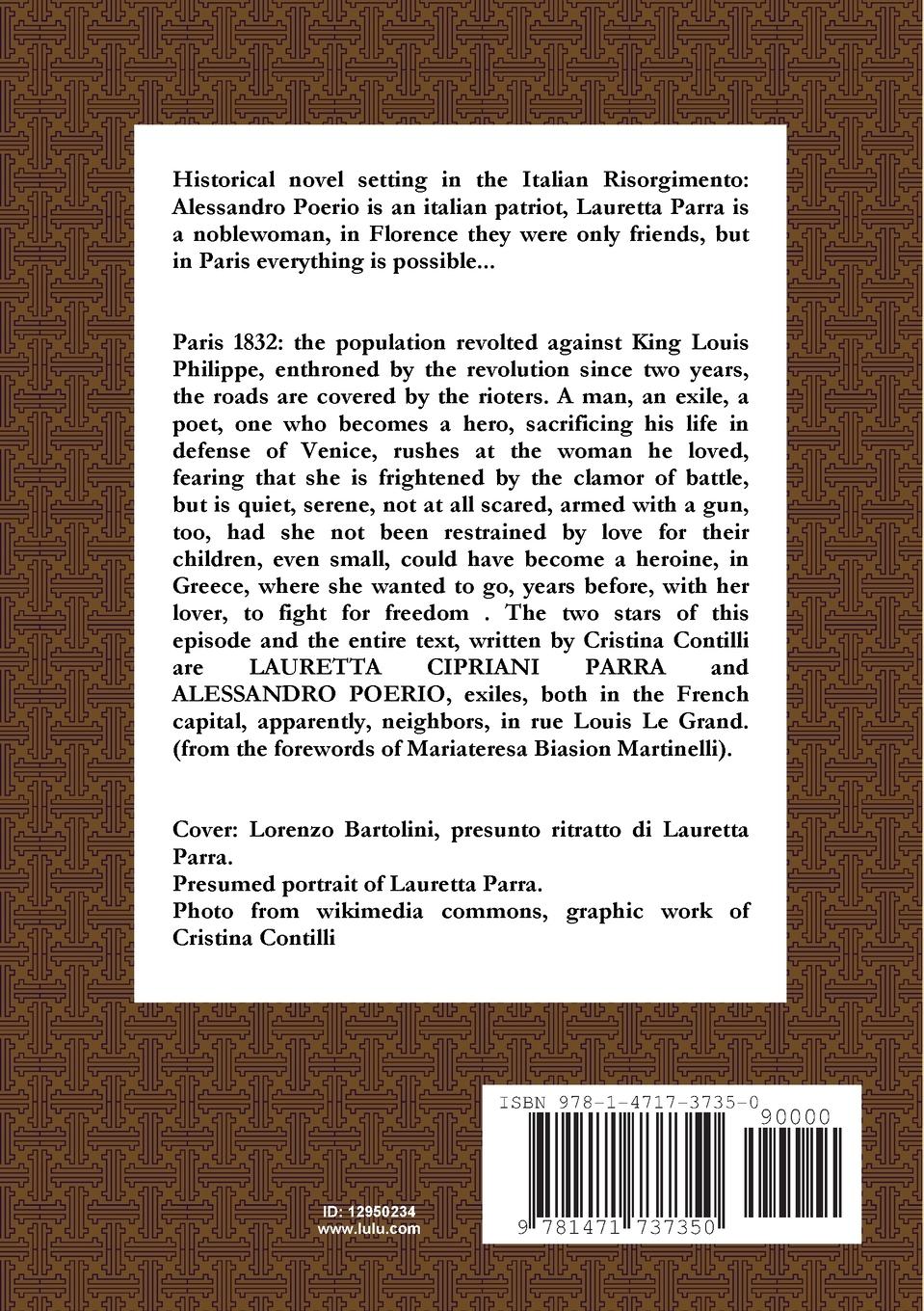 Rückseitencover Paris is only a background