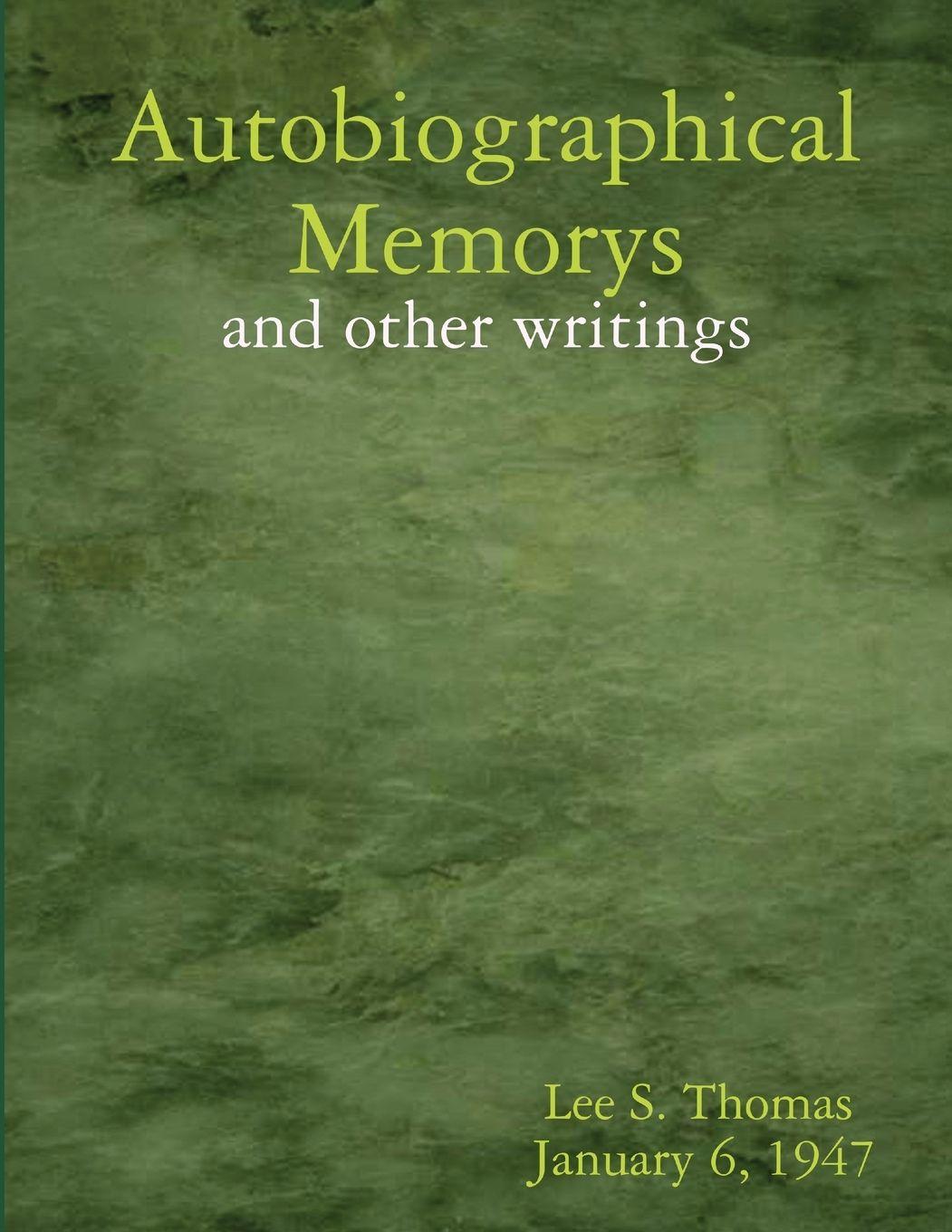 Vorderes Coverbild Autobiographical Memorys