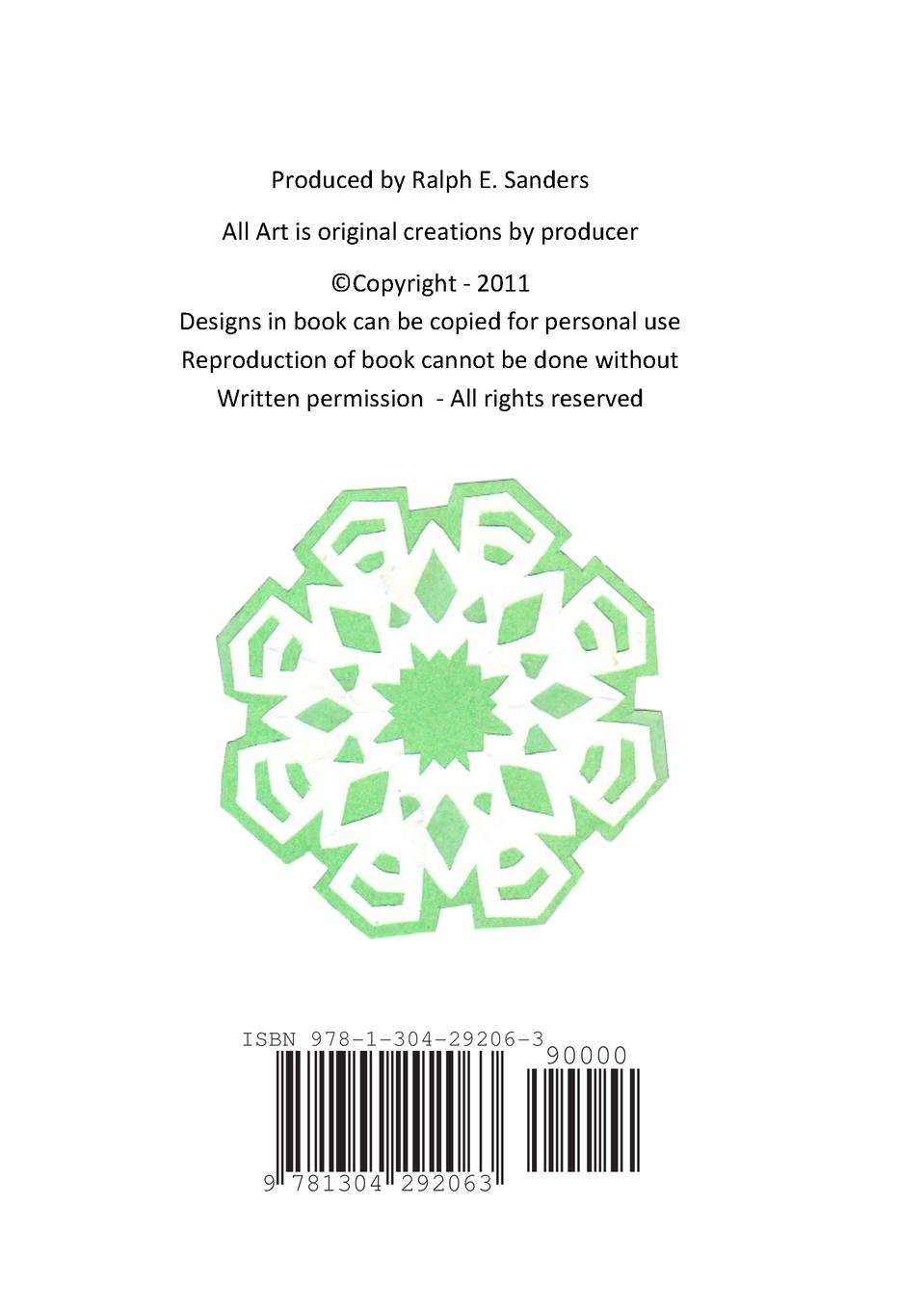 Rückseitencover The Art  of Paper Snowflakes