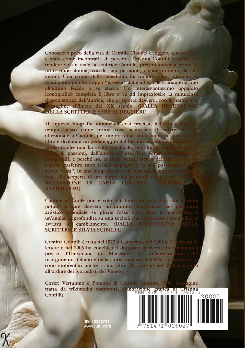 Rückseitencover Camille et Emile Secondo volume Nuova edizione