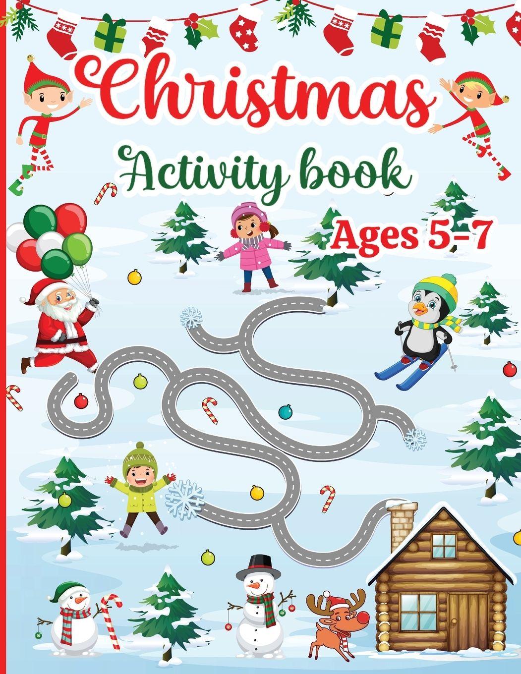 Vorderes Coverbild Christmas Activity Book for Kids Ages 5-7