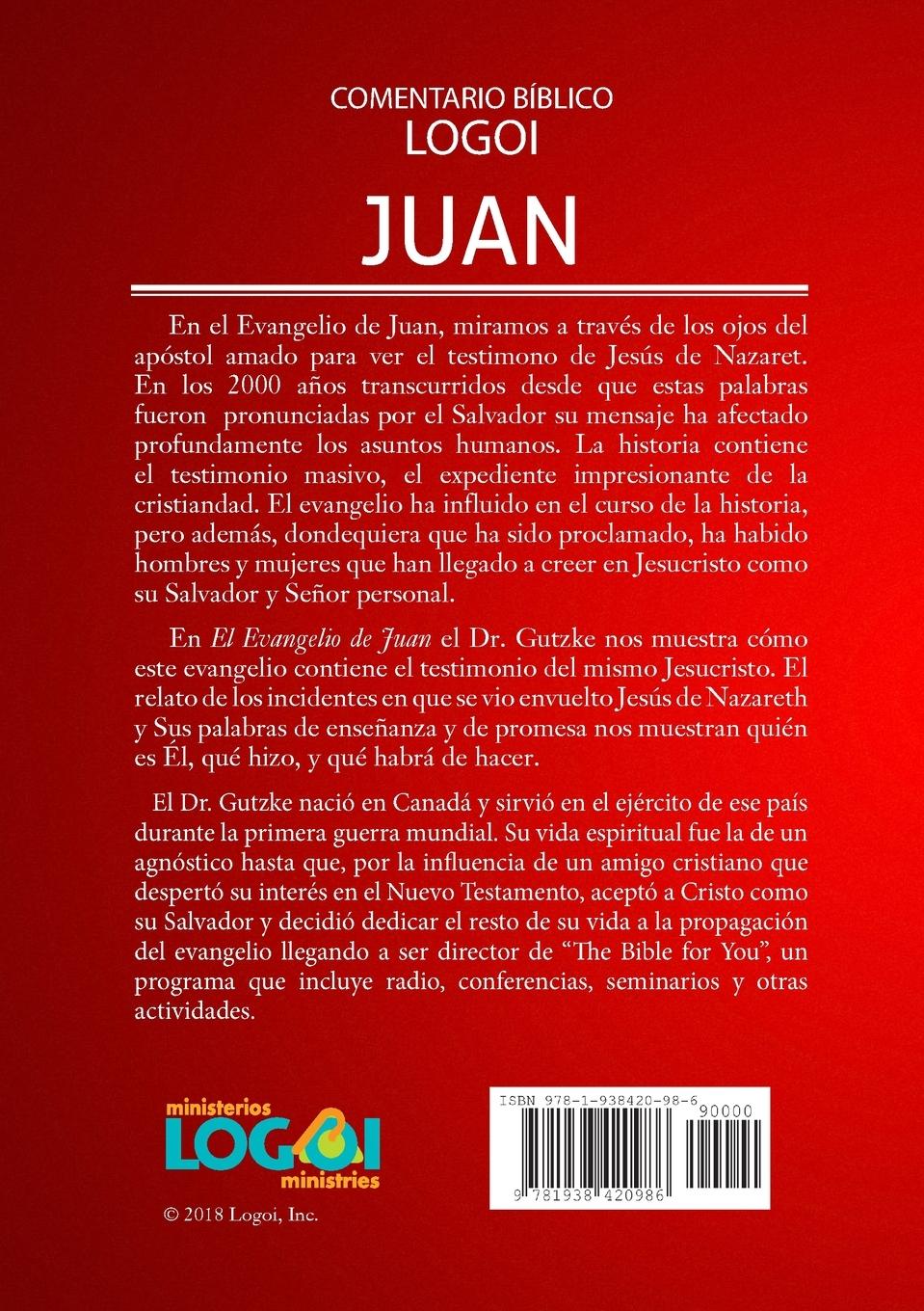 Rückseitencover Juan  - Comentarios LOGOI