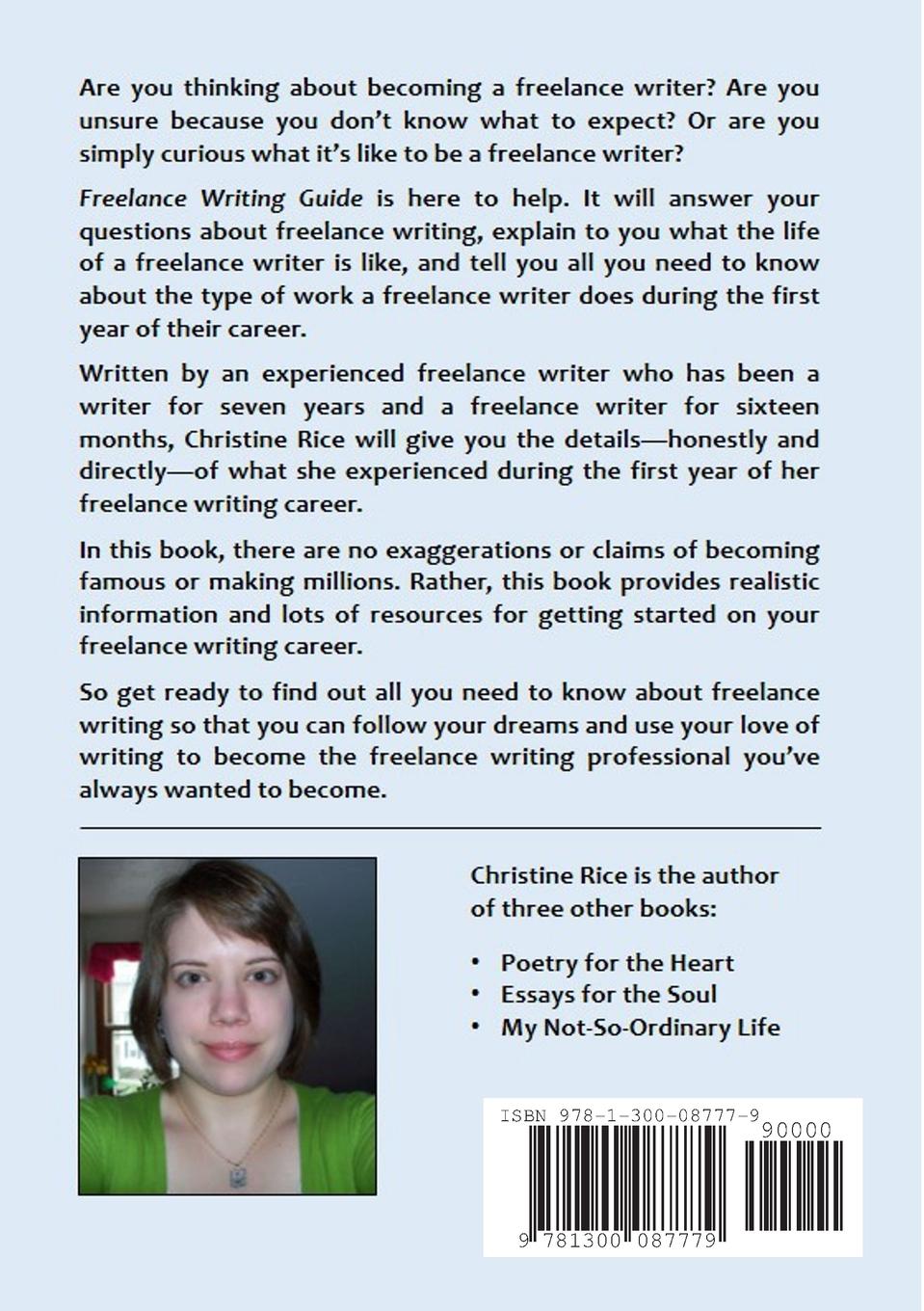 Rückseitencover Freelance Writing Guide