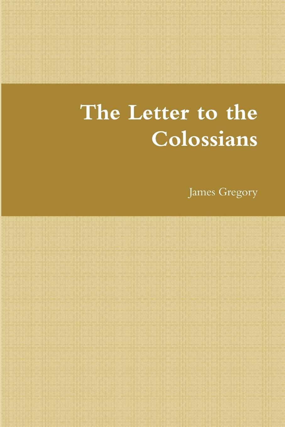 Vorderes Coverbild The Letter to the Colossians