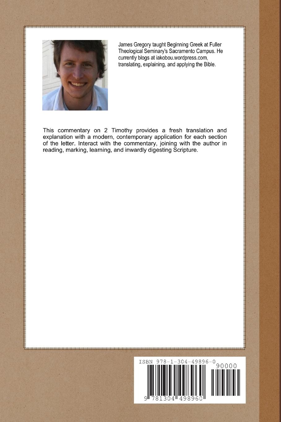 Rückseitencover The Second Letter to Timothy