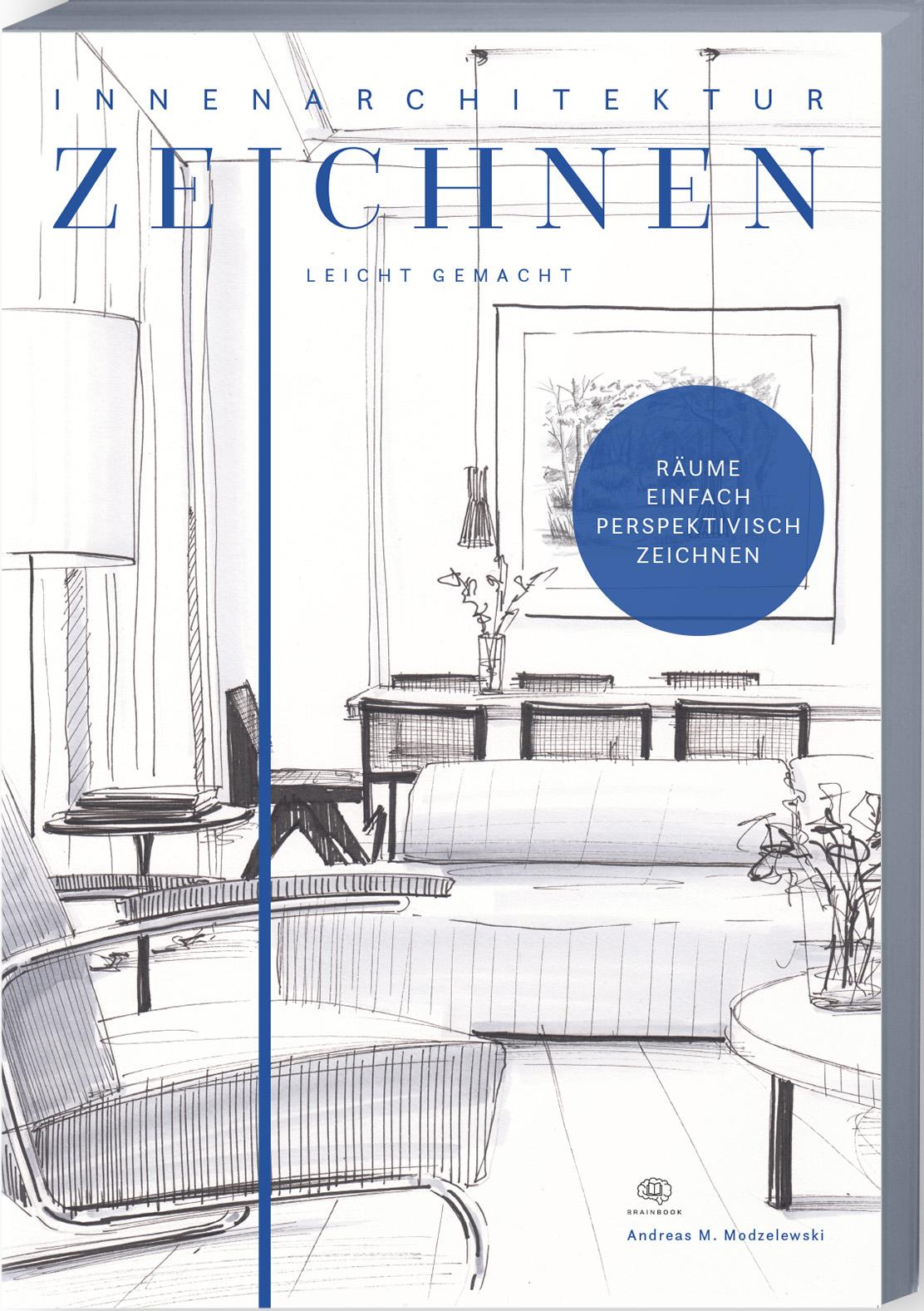 Vorderes Coverbild Innenarchitektur zeichnen leicht gemacht