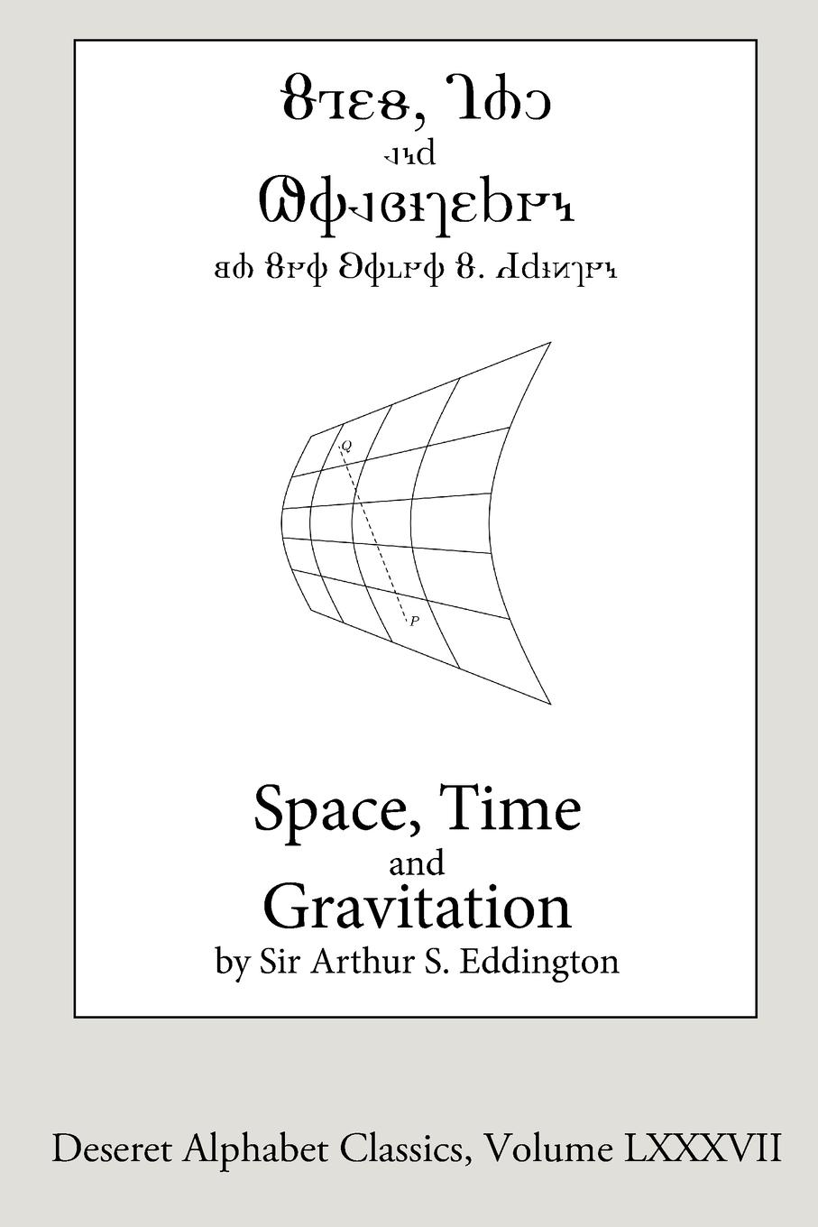 Vorderes Coverbild Space, Time, and Gravitation (Deseret Alphabet edition)