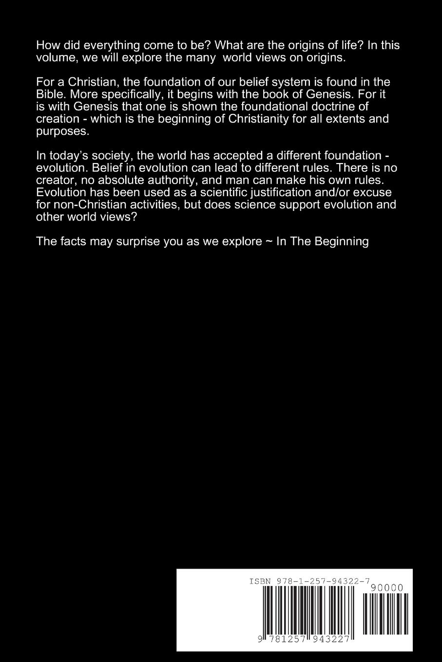 Rückseitencover In The Beginning