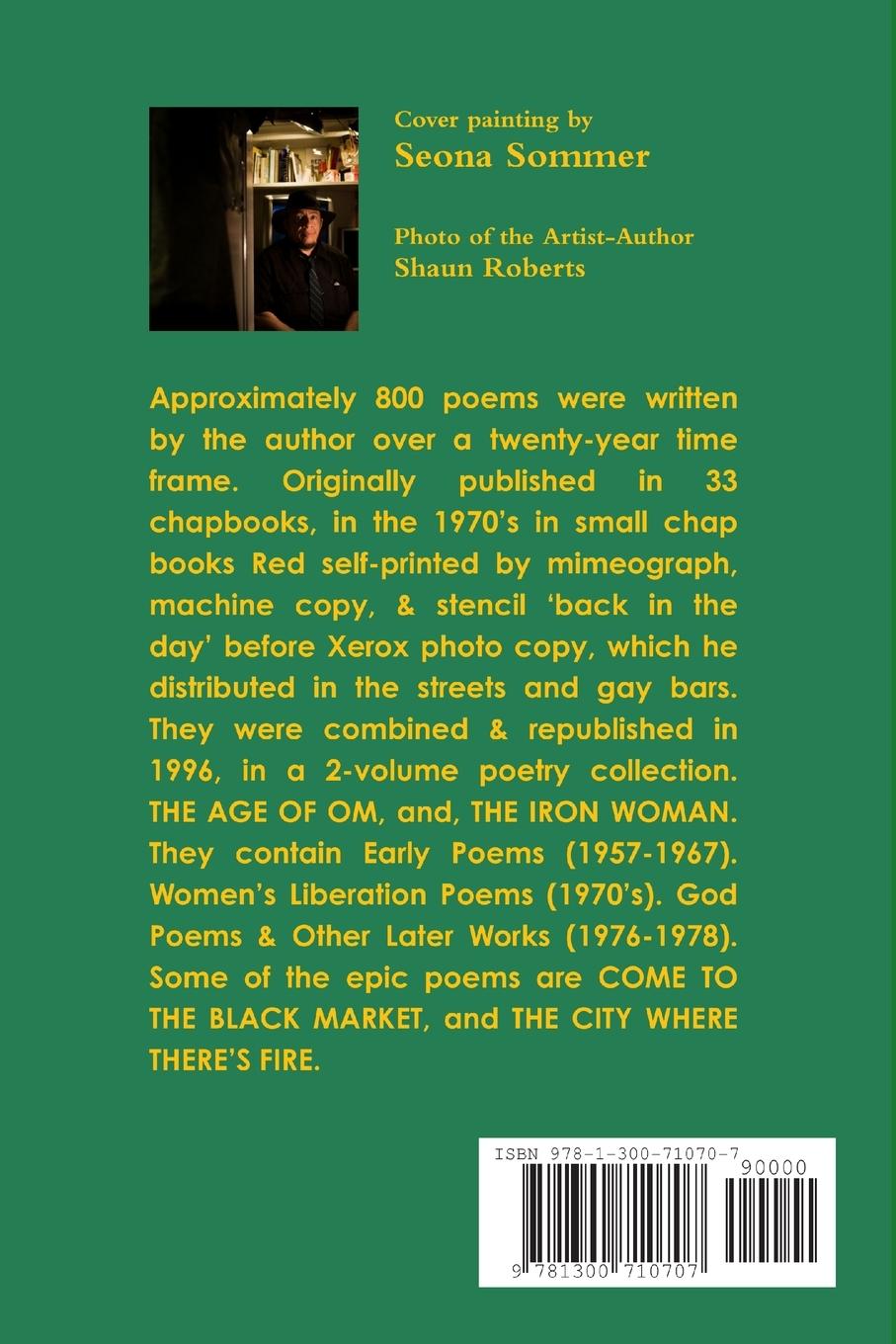 Rückseitencover The Collected Poems Of Red Jordan Arobateau (1957 -1978) --3.
